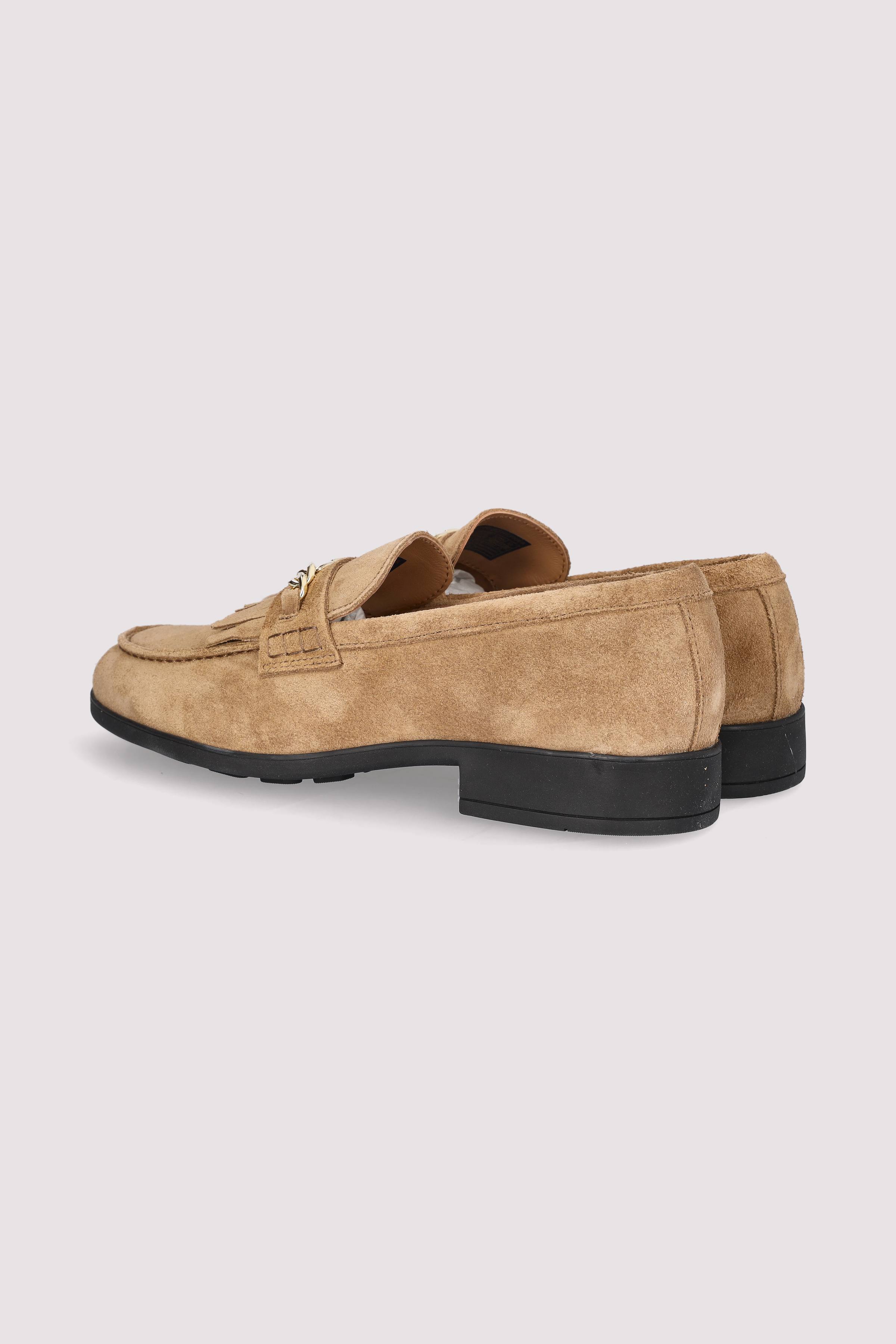 Tommy Hilfiger - TH CHAIN FRINGE SUEDE LOAFER Tommy Hilfiger - TH CHAIN FRINGE SUEDE LOAFER