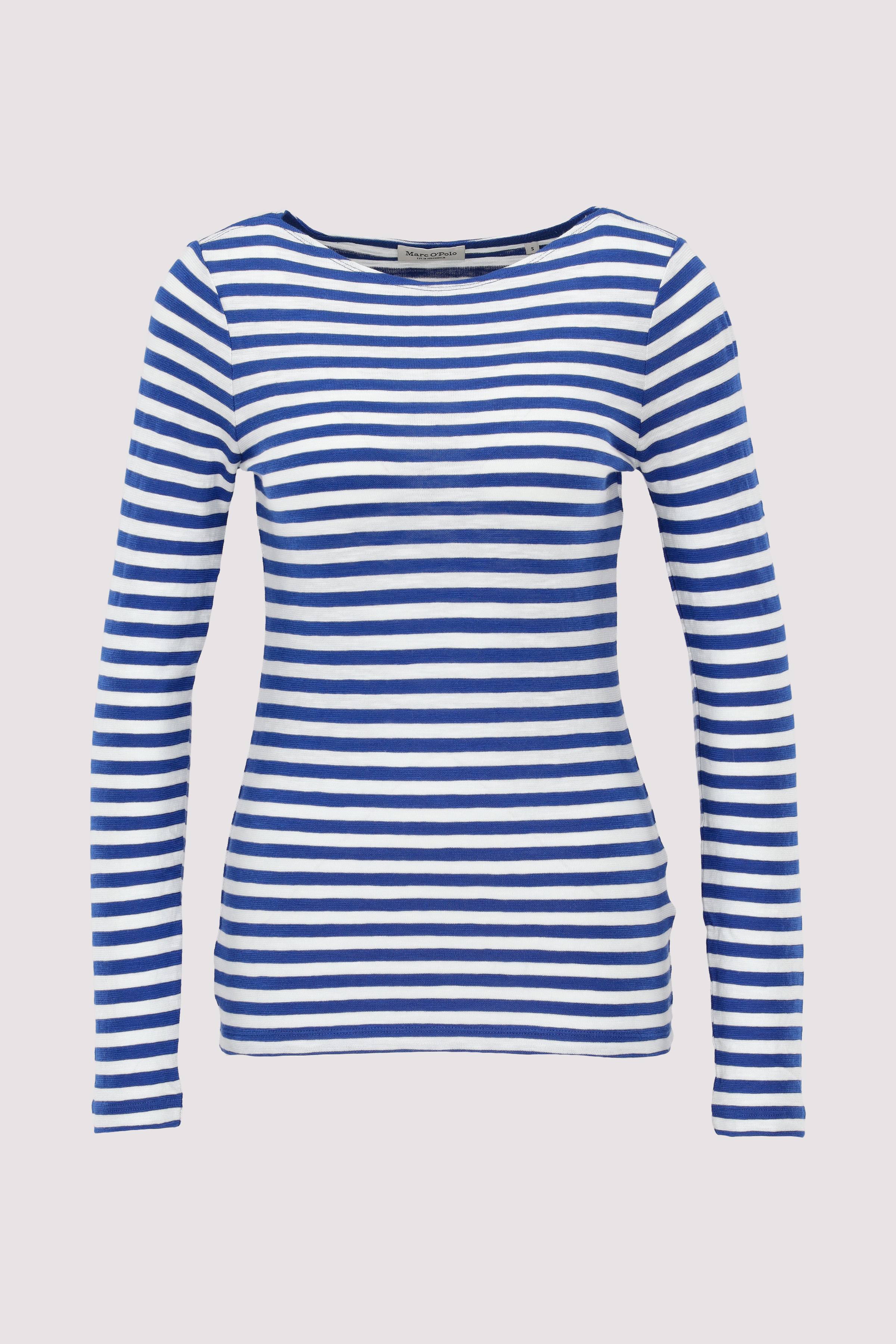 T-shirt, long sleeve, boat nec