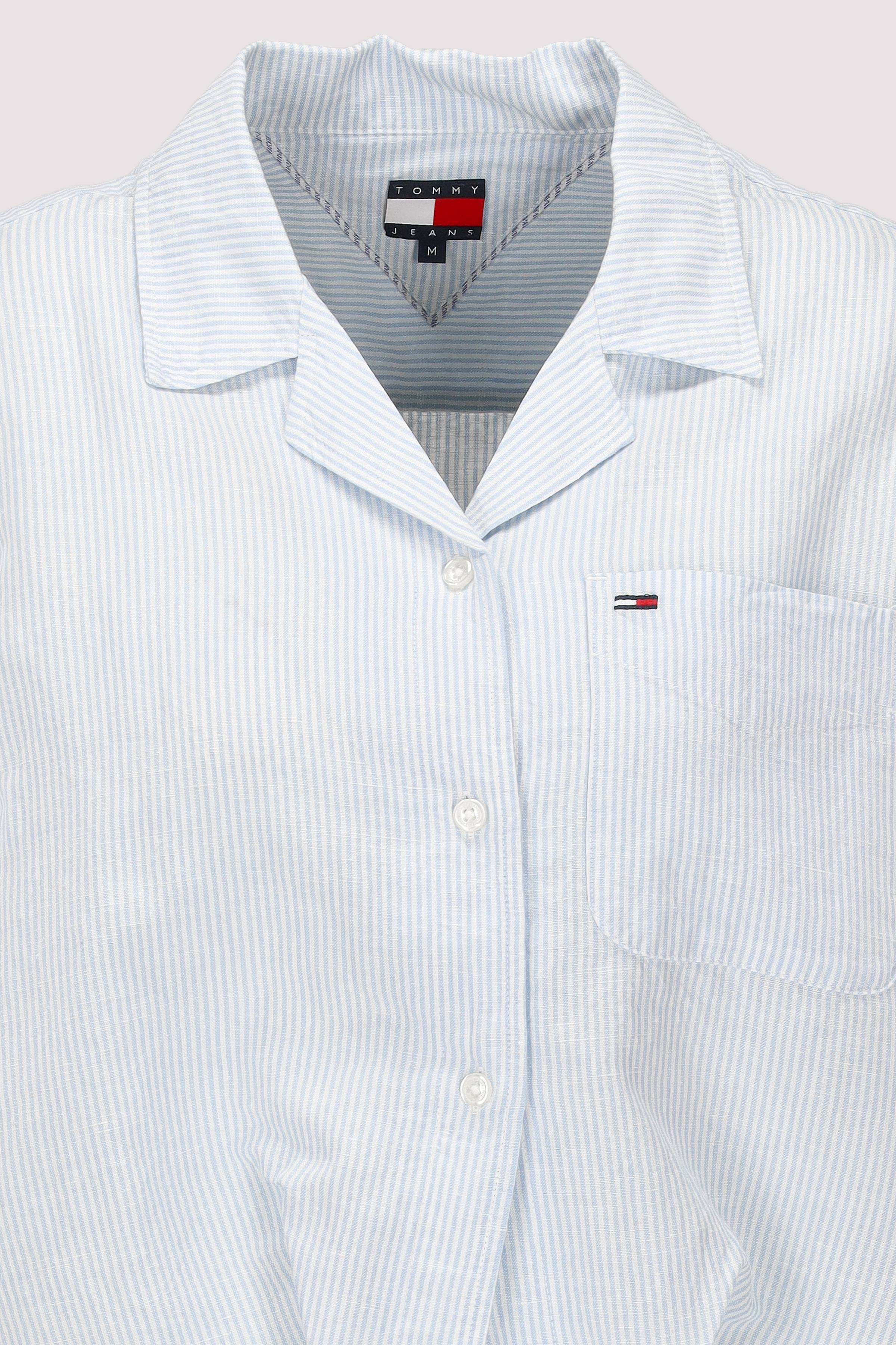 Tommy Hilfiger - Tommy Hilfiger Kurzarmbluse aus Leinen