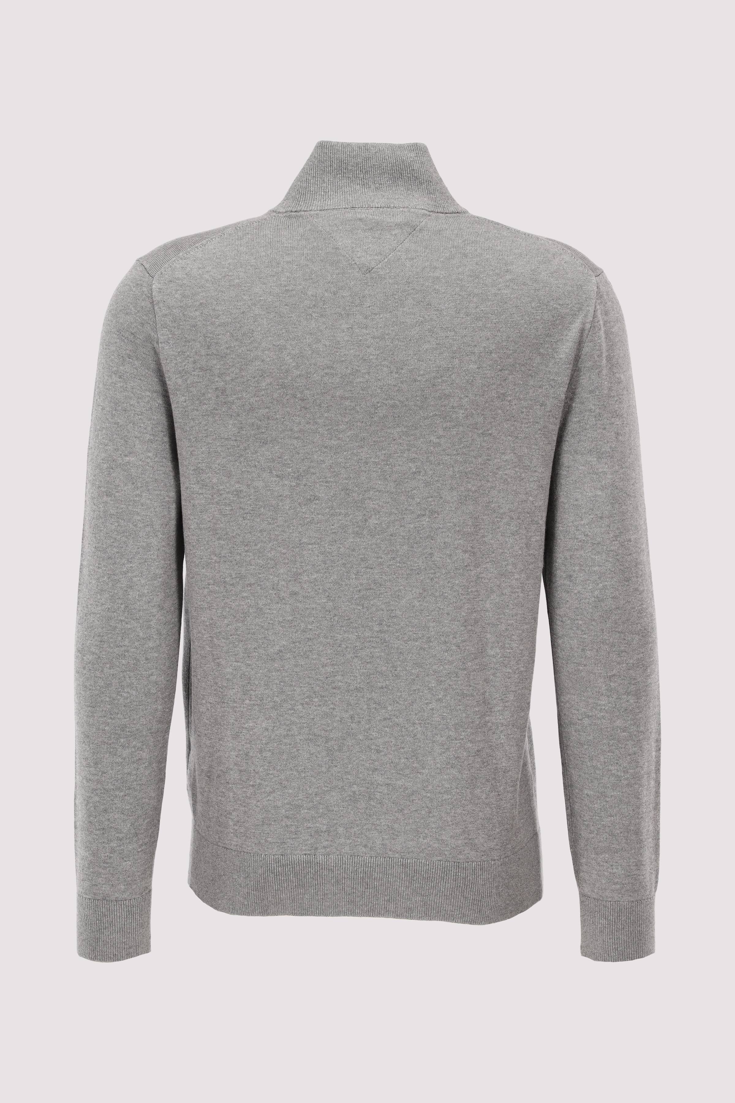 Tommy Hilfiger - ESSENTIAL COTTON ZIP MOCK Tommy Hilfiger - ESSENTIAL COTTON ZIP MOCK