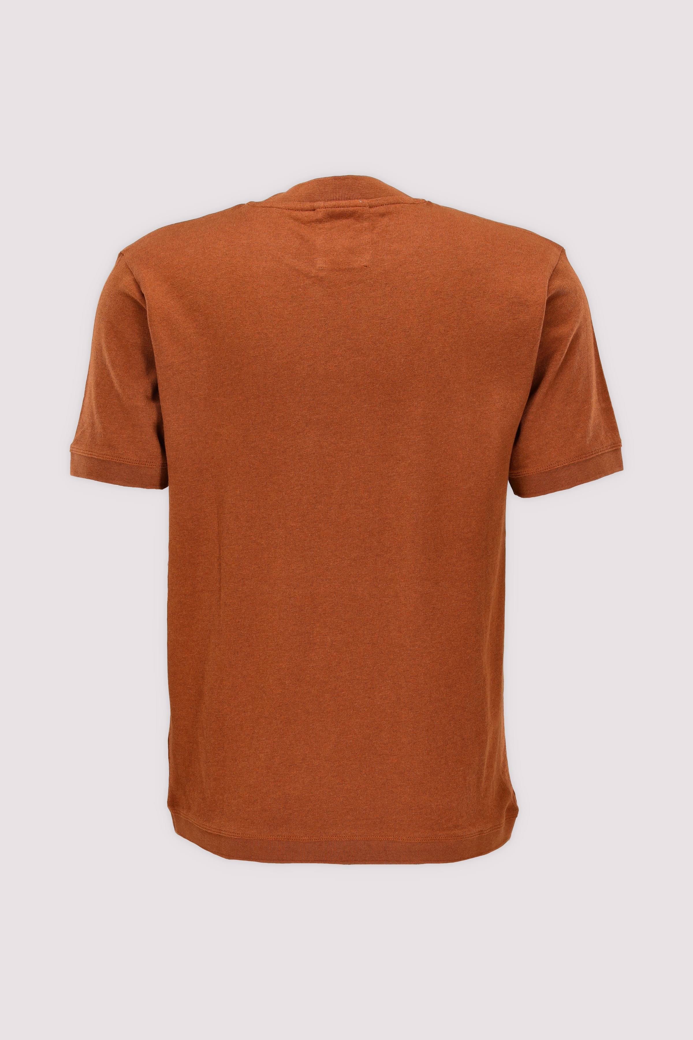 NOWADAYS Kurzarm-T-Shirt Caramel Café