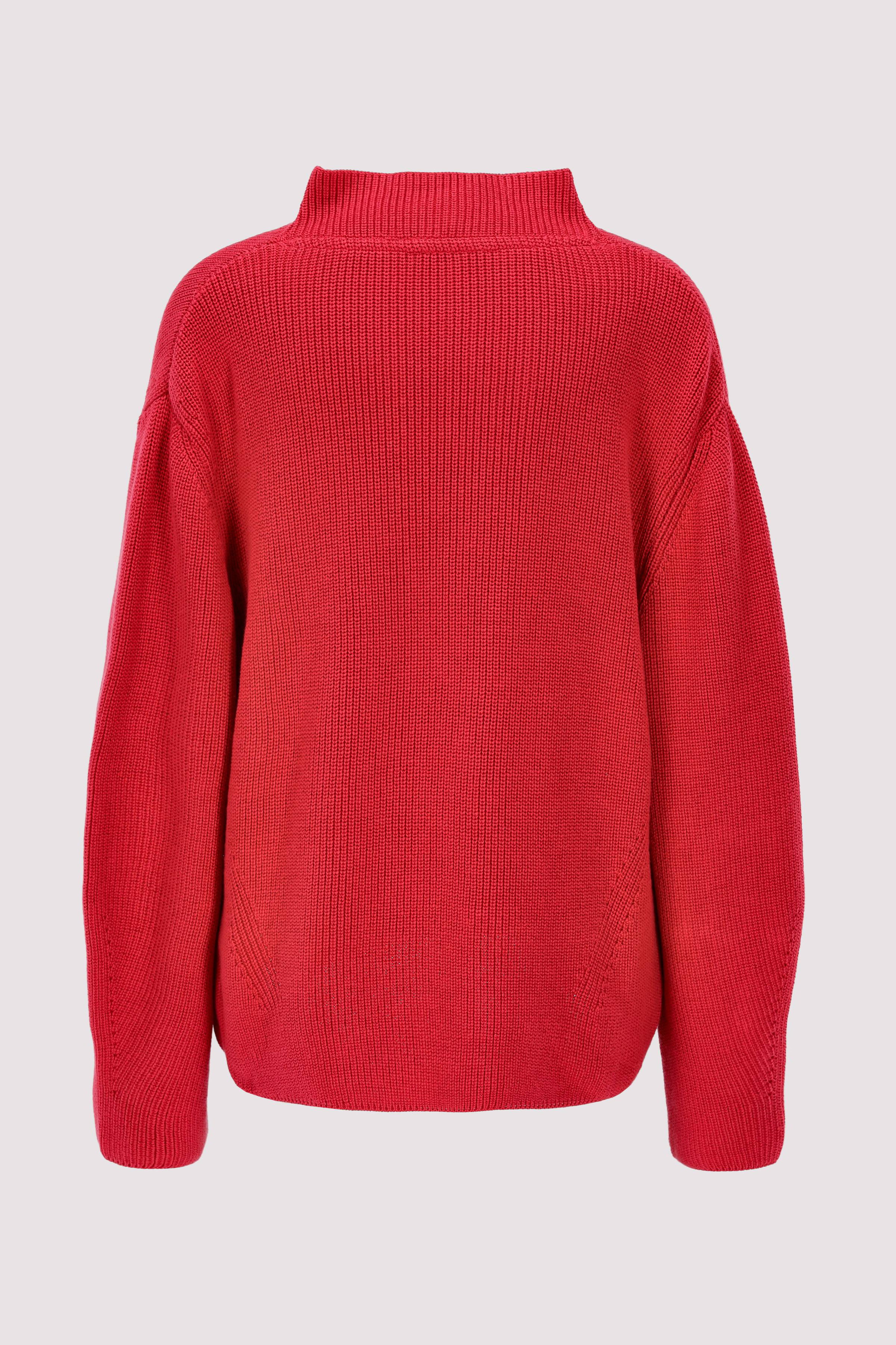 TJW MOCKNECK BADGE SWEATER