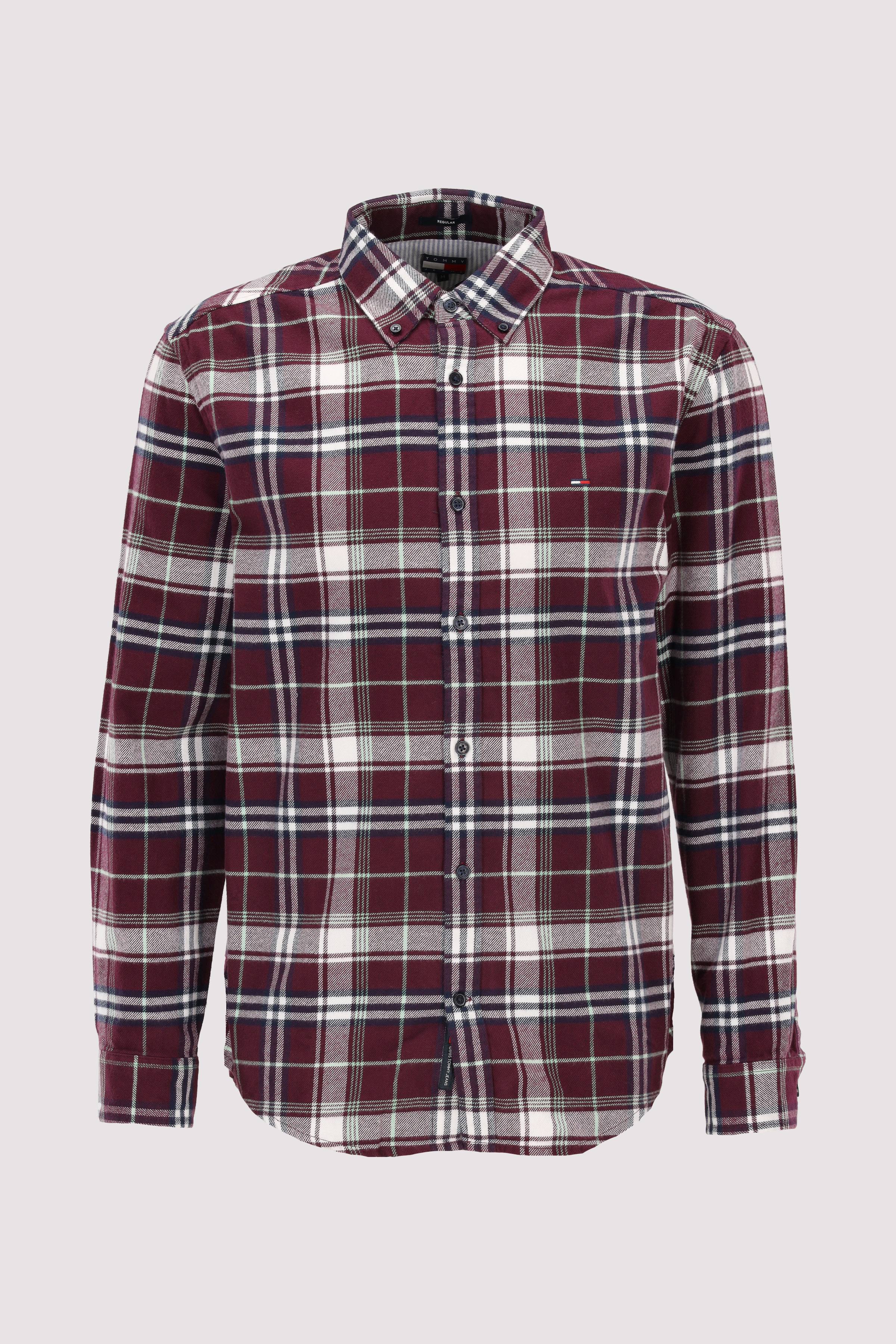 TJM REG FLANNEL CHECK SHIRT EX