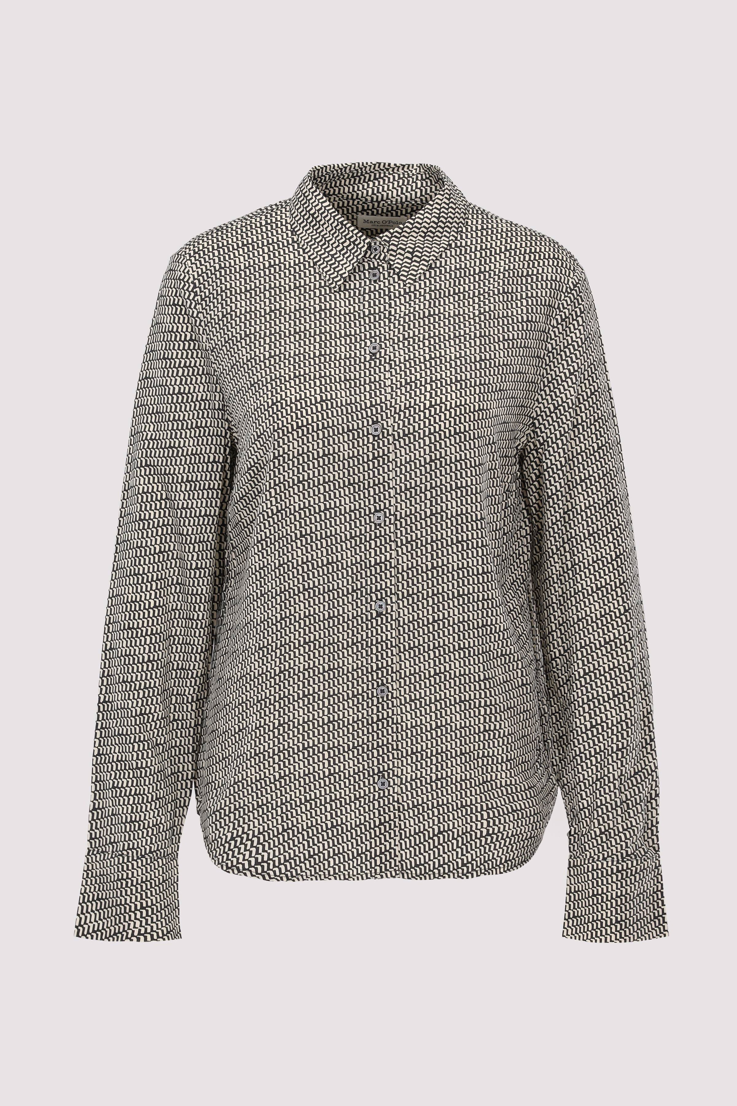 Blouse, casual fit, kent colla