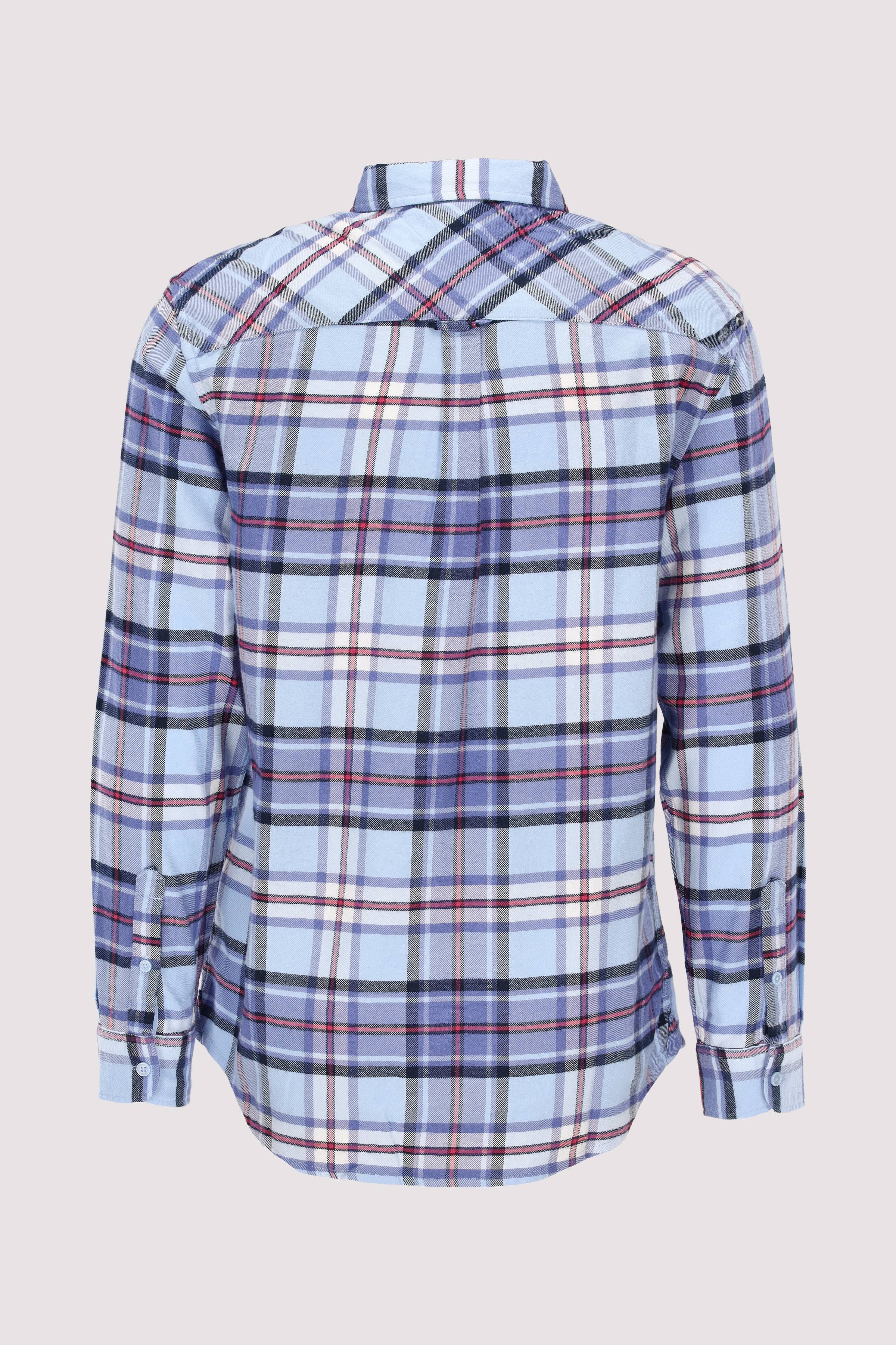 TJM REG FLANNEL CHECK SHIRT EX