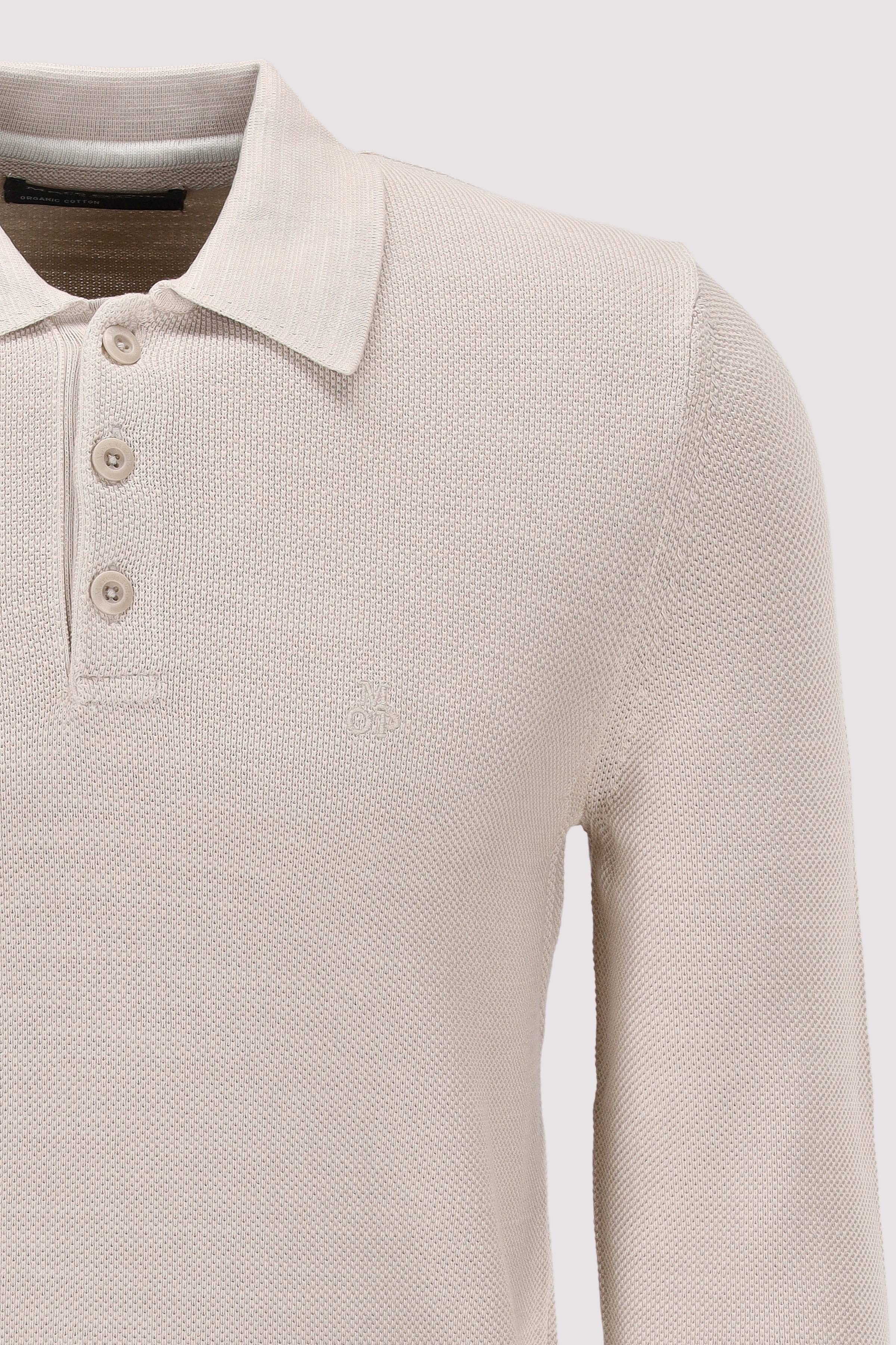 Marc O Polo Casual - Polo LS, piqué-structure