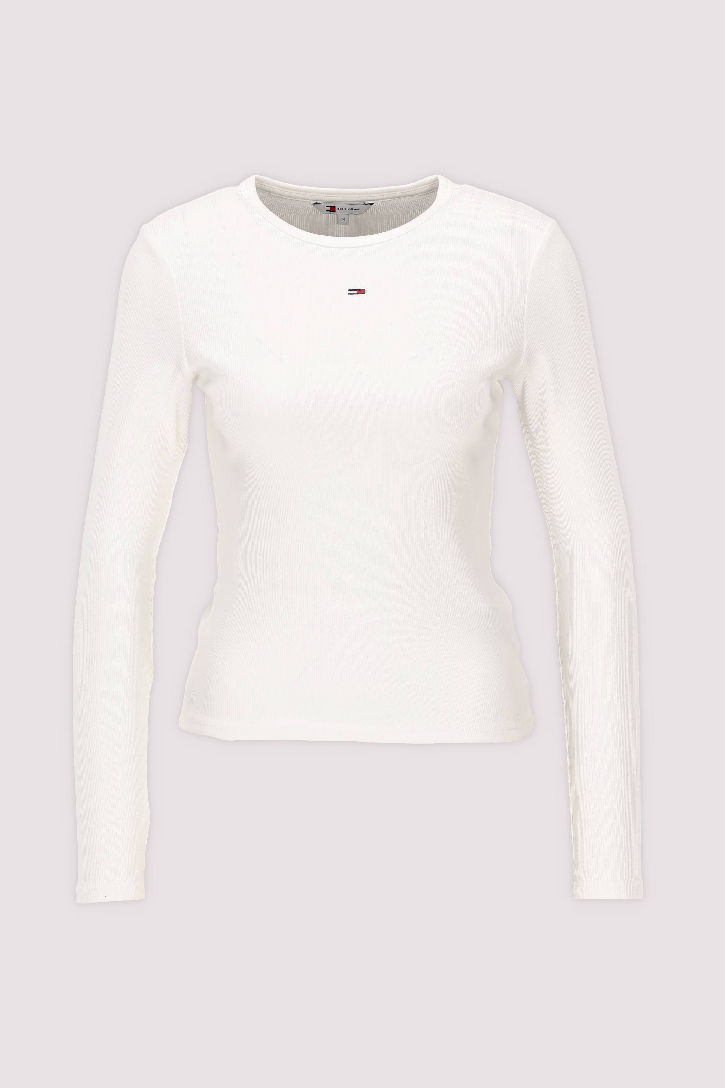 Tommy Jeans Damen Longsleeve Weiß