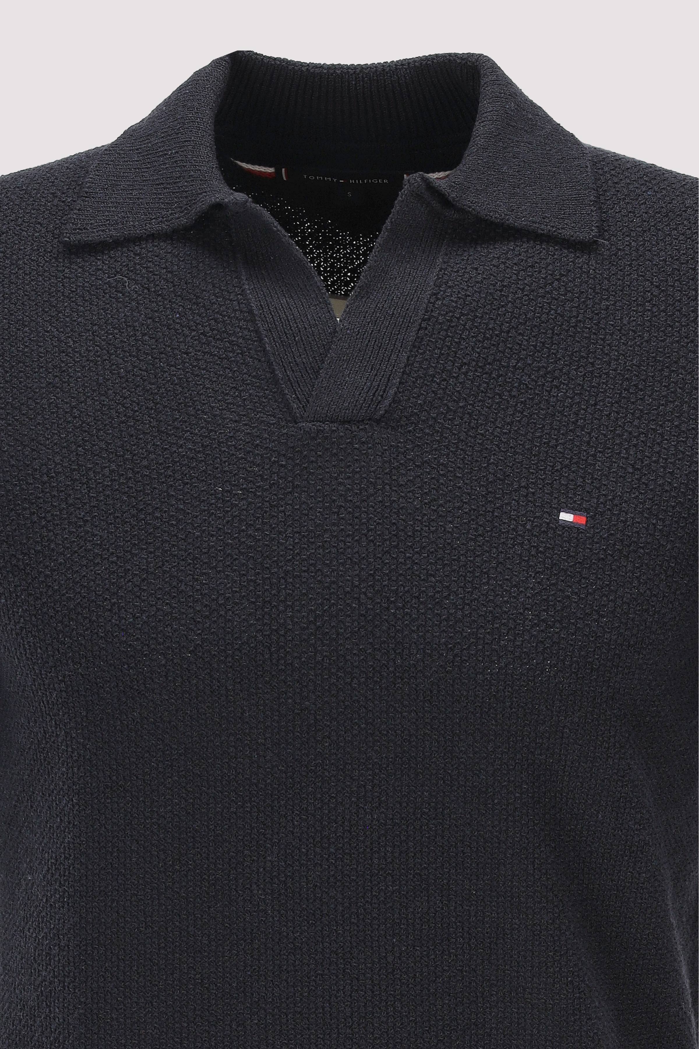 Tommy Hilfiger - KNITTED TEXTURED POLO