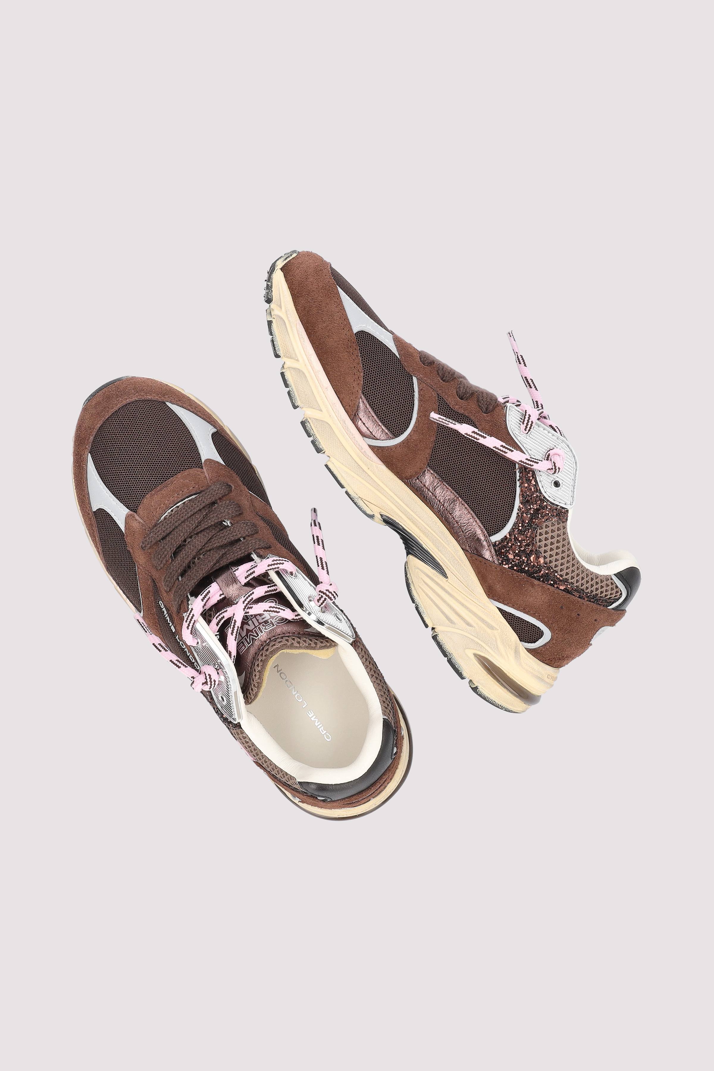 Crime London - Crime London Damen Sneaker bunte Optik
