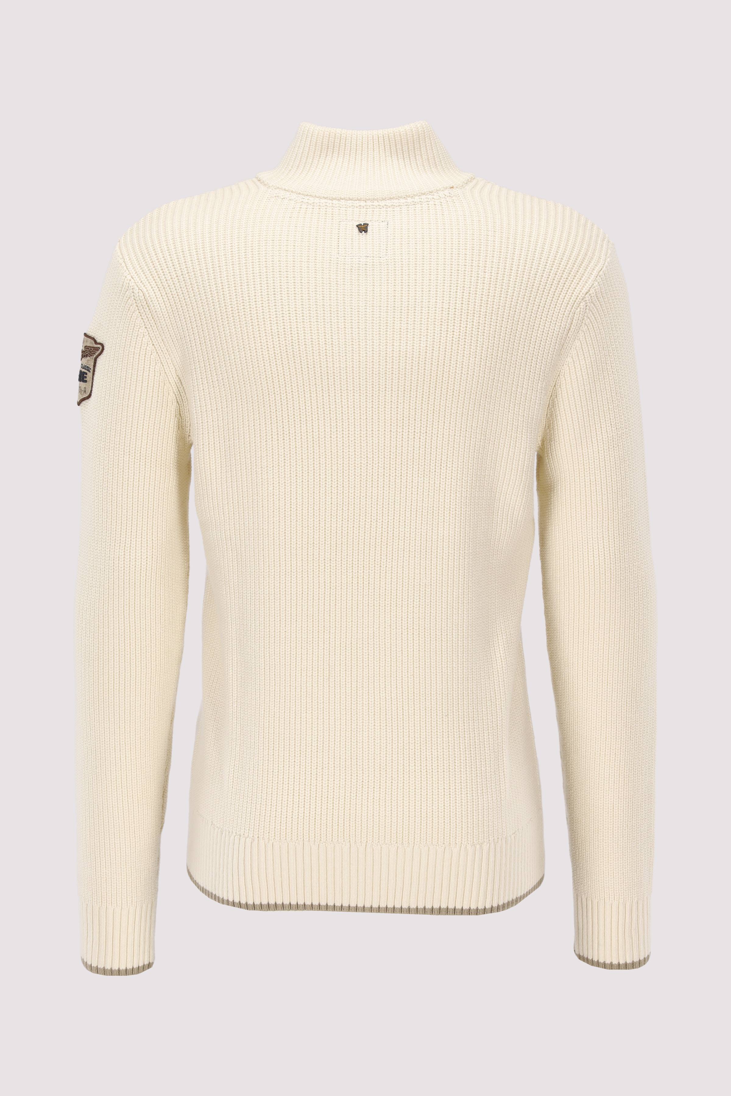 Half zip collar cotton mix yar
