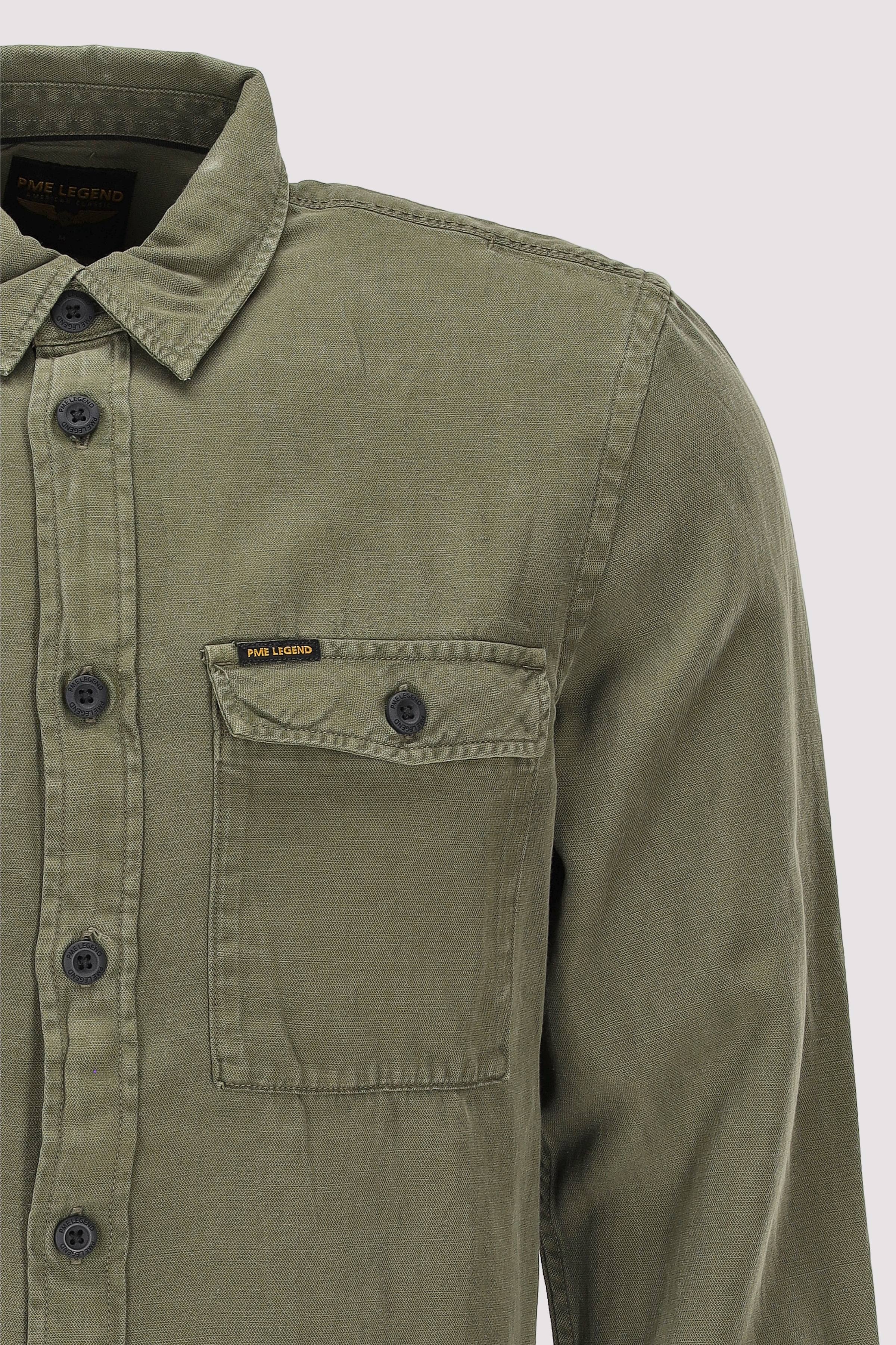 PME Legend - LONG SLEEVE SHIRT Ctn/lyocell