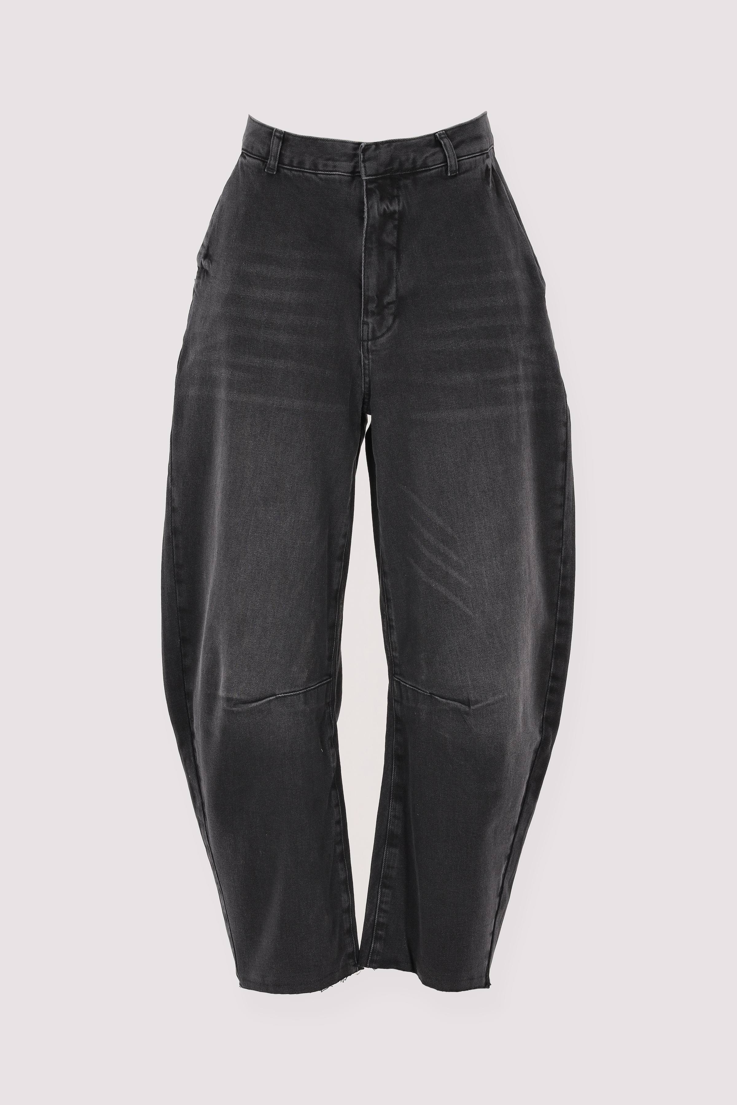 Gitta Banko wide-Leg-Jeans schwarz