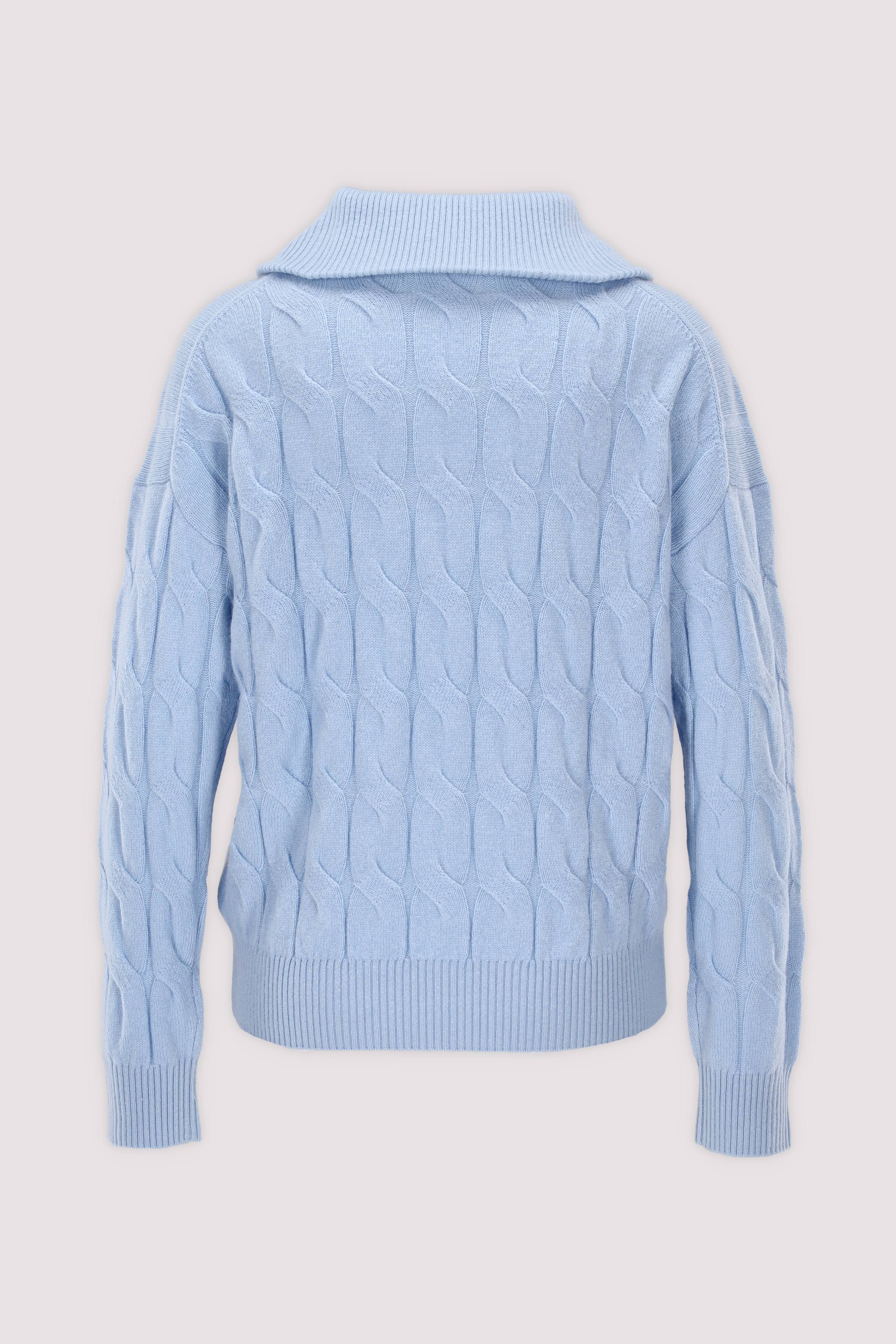 Tommy Hilfiger Half-Zip-Pullover blau