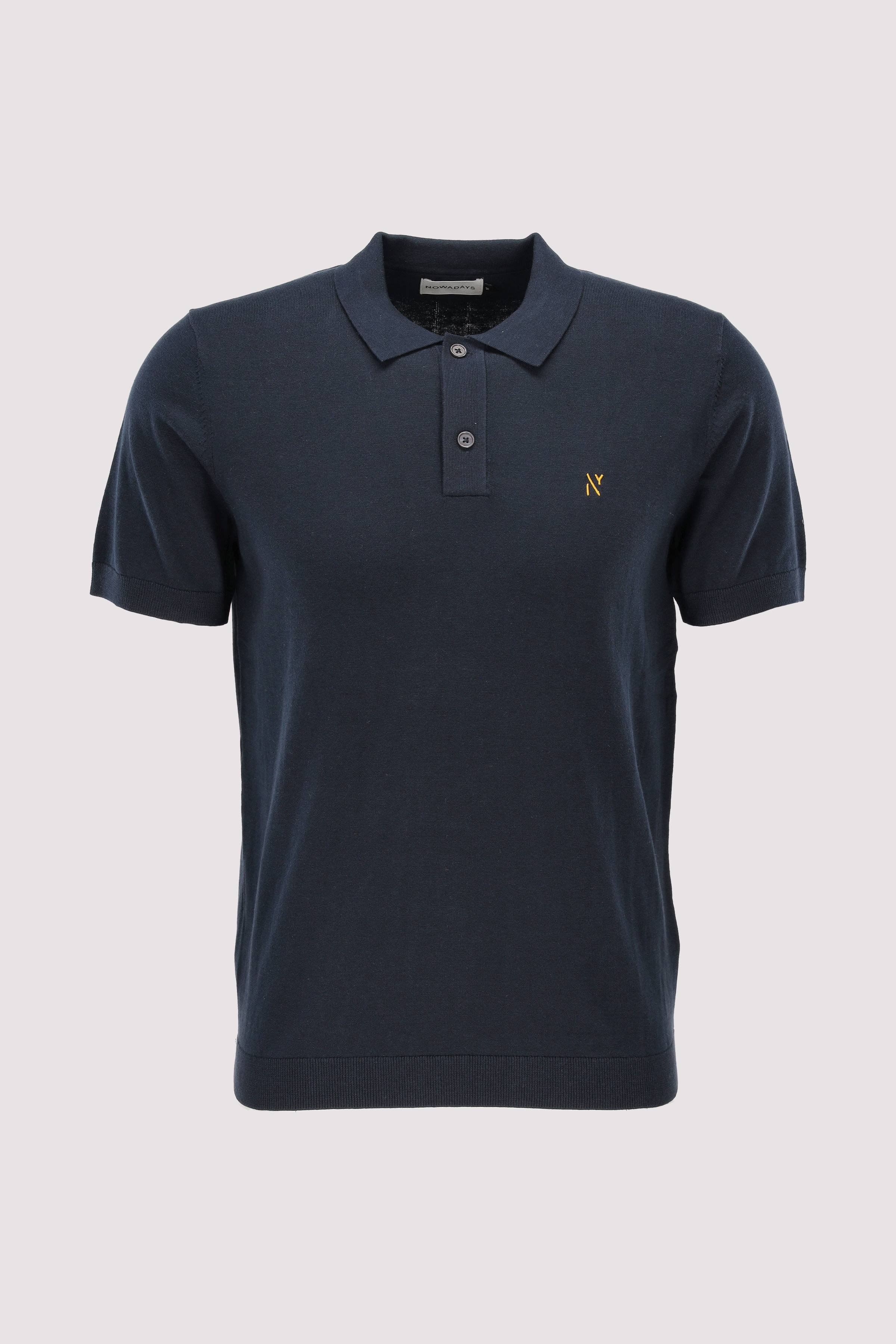 Knitted Silk Polo