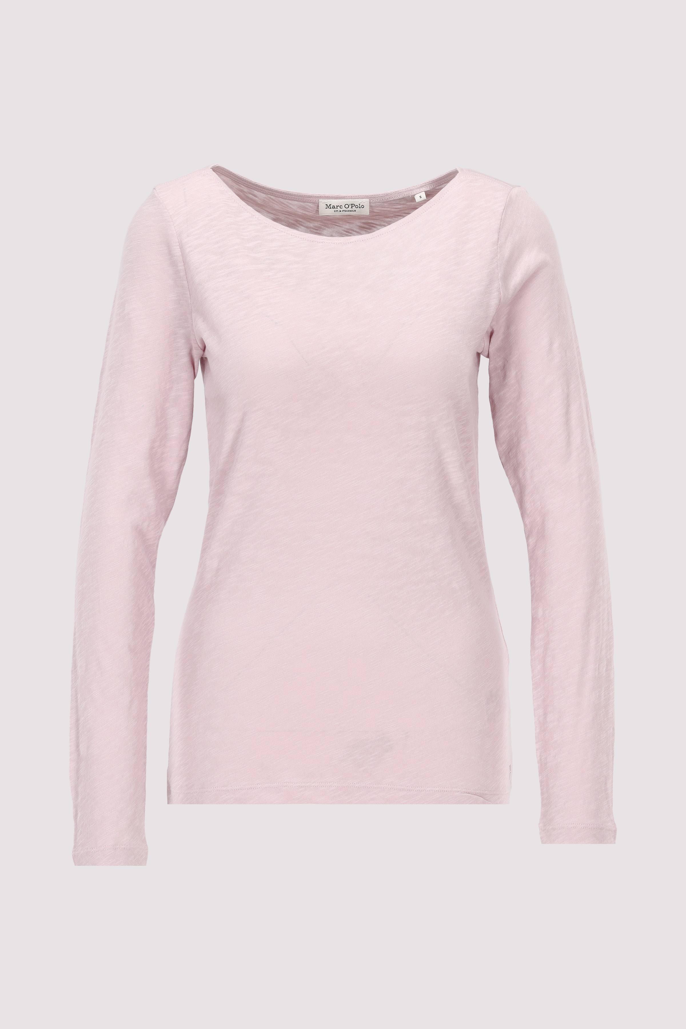 T-shirt, long sleeve, boat nec