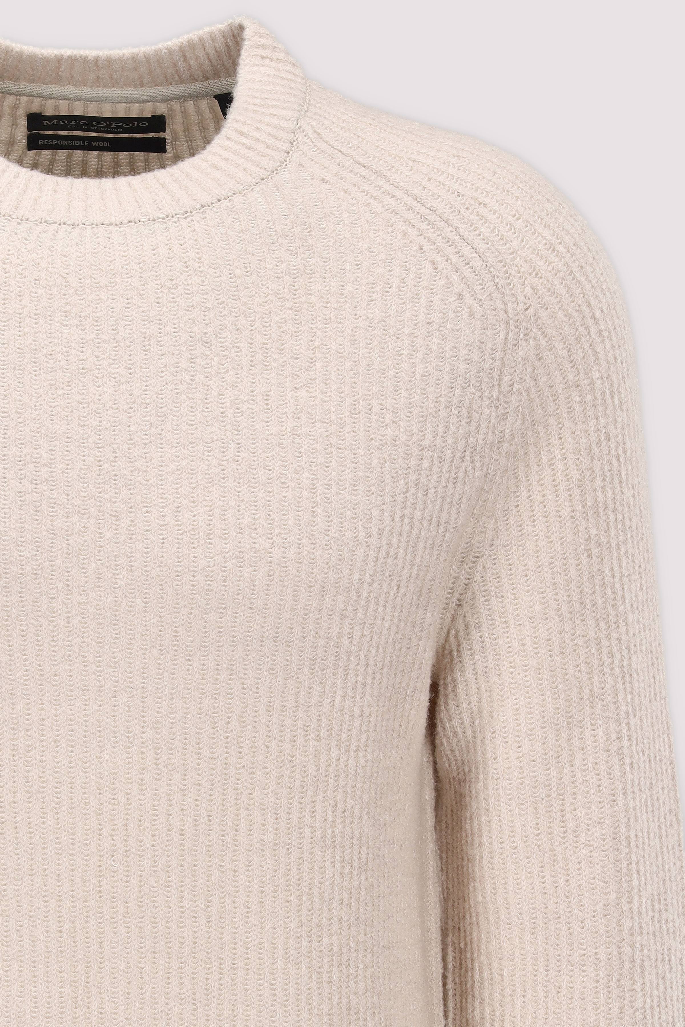 Marc O Polo Casual - Rundhalspullover Schurwolle beige