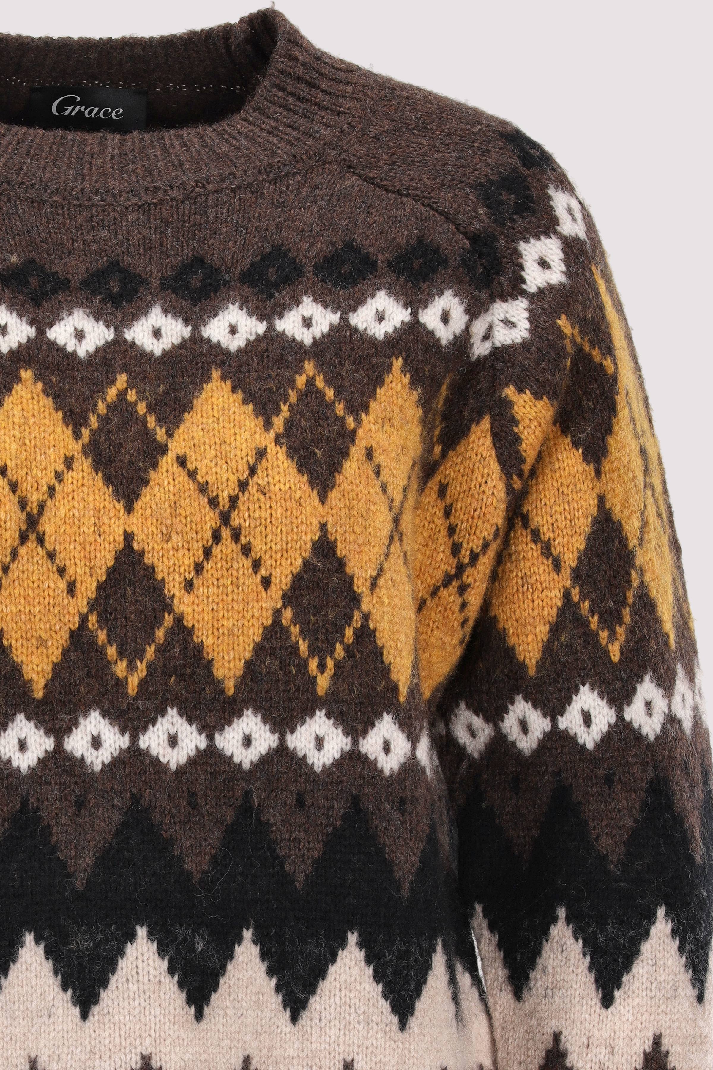 Grace - Grace Rollkragenpullover Damen braun