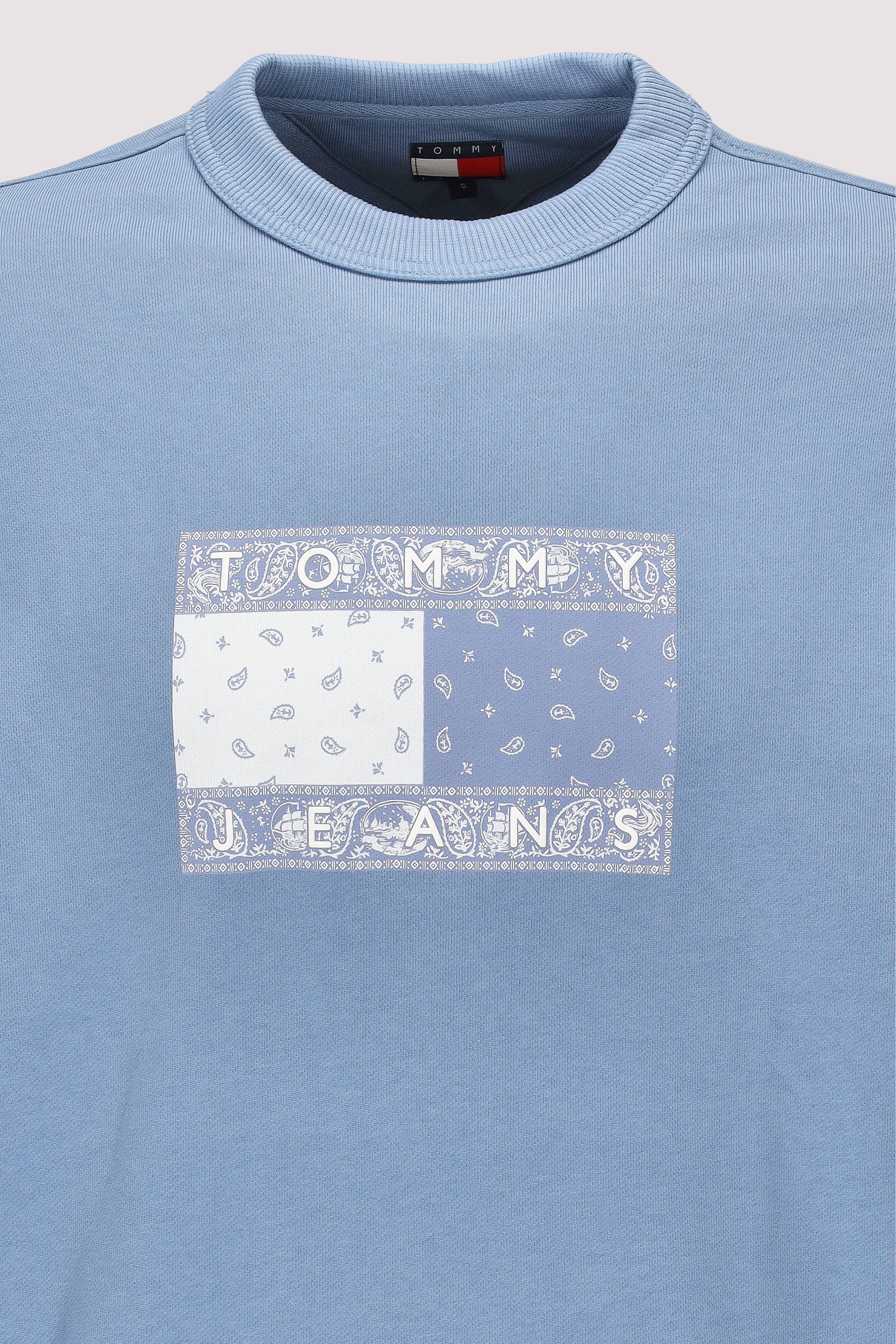 Tommy Jeans - TJM RLX PAISLEY FLAG CREW EXT Tommy Jeans - TJM RLX PAISLEY FLAG CREW EXT
