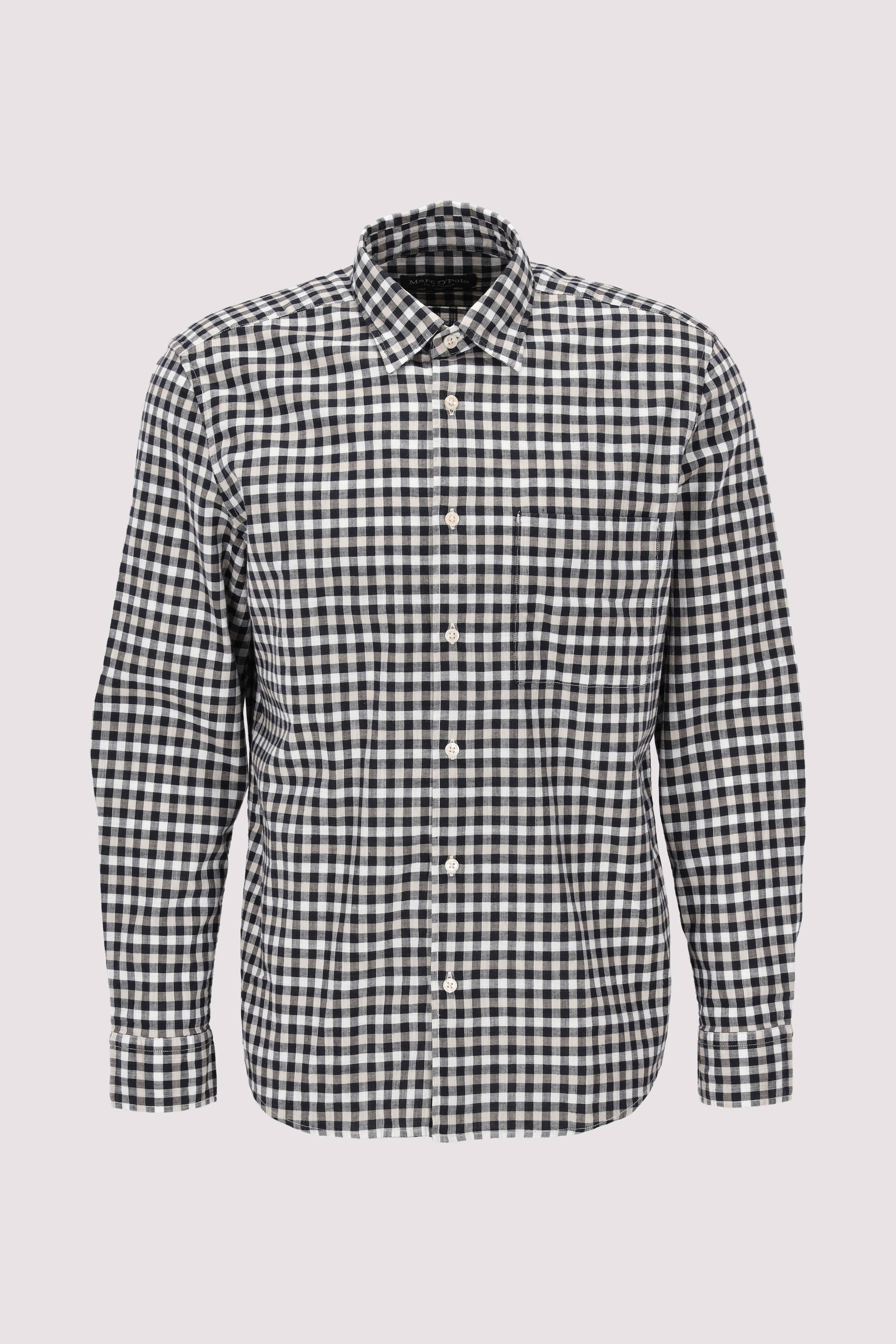 Kent collar, long sleeves, one