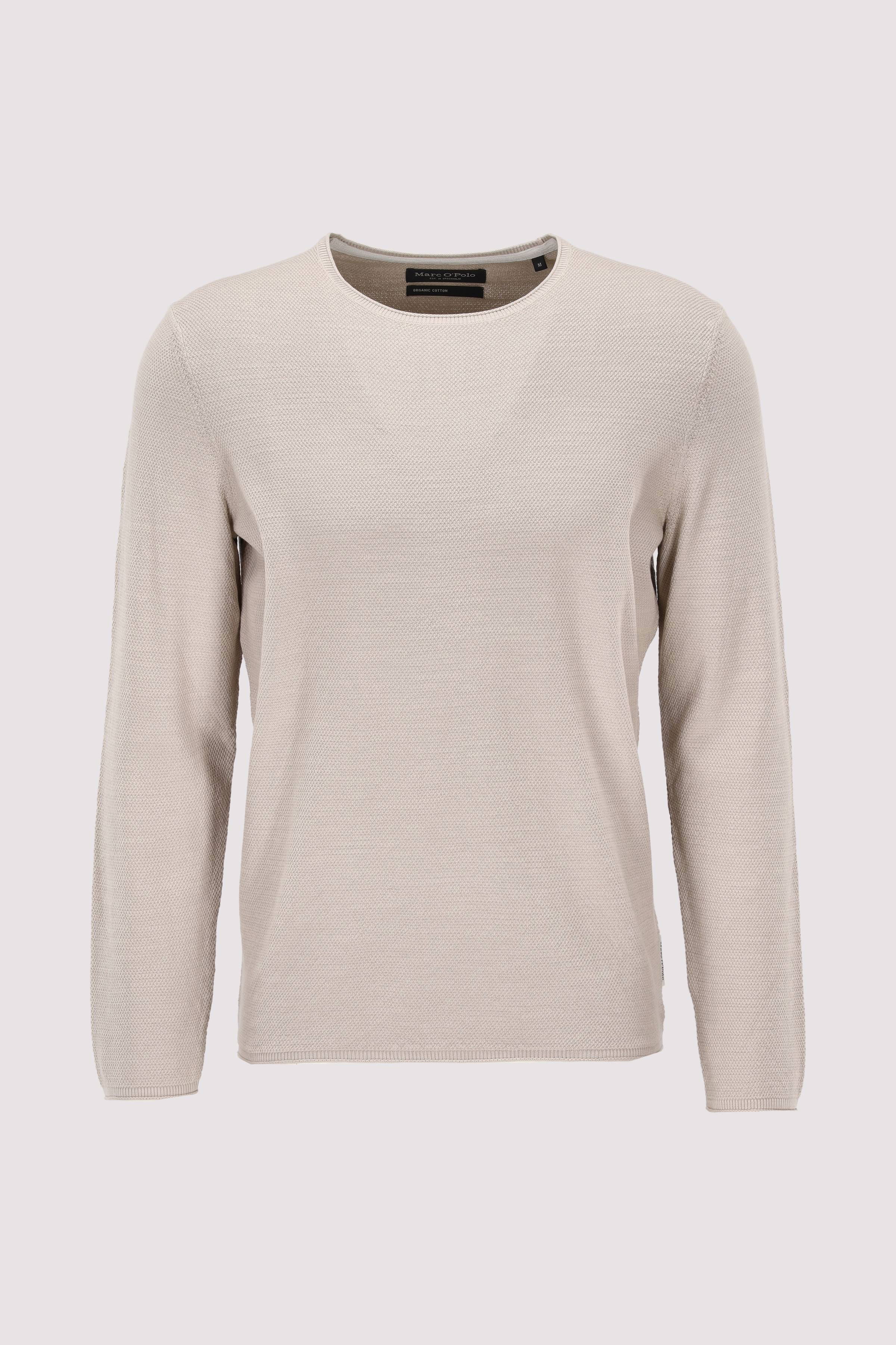 Crewneck, cotton slub, piqué s