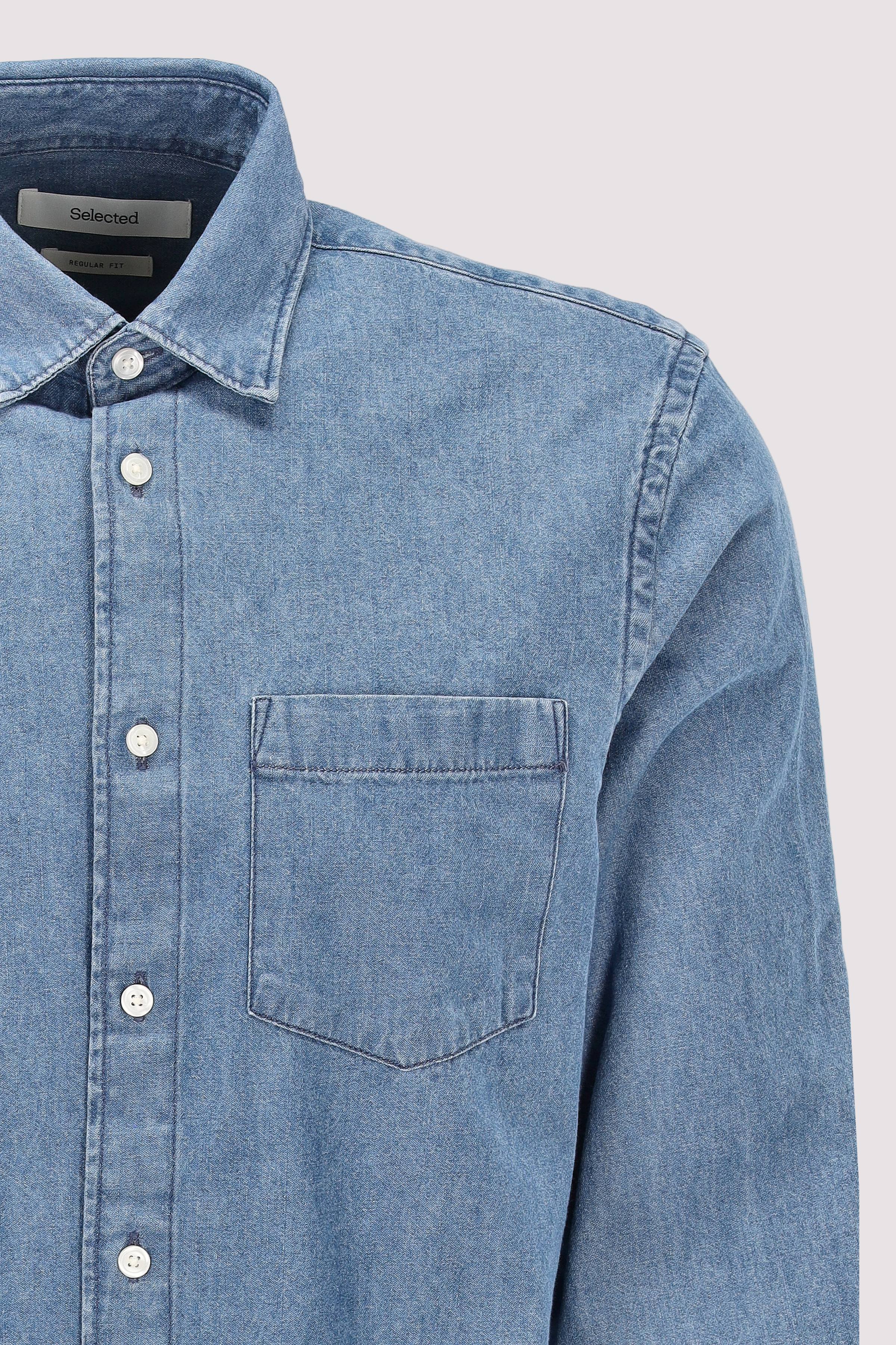 Selected - SLHREGCARLO DENIM LS SHIRT NOO Selected - SLHREGCARLO DENIM LS SHIRT NOO