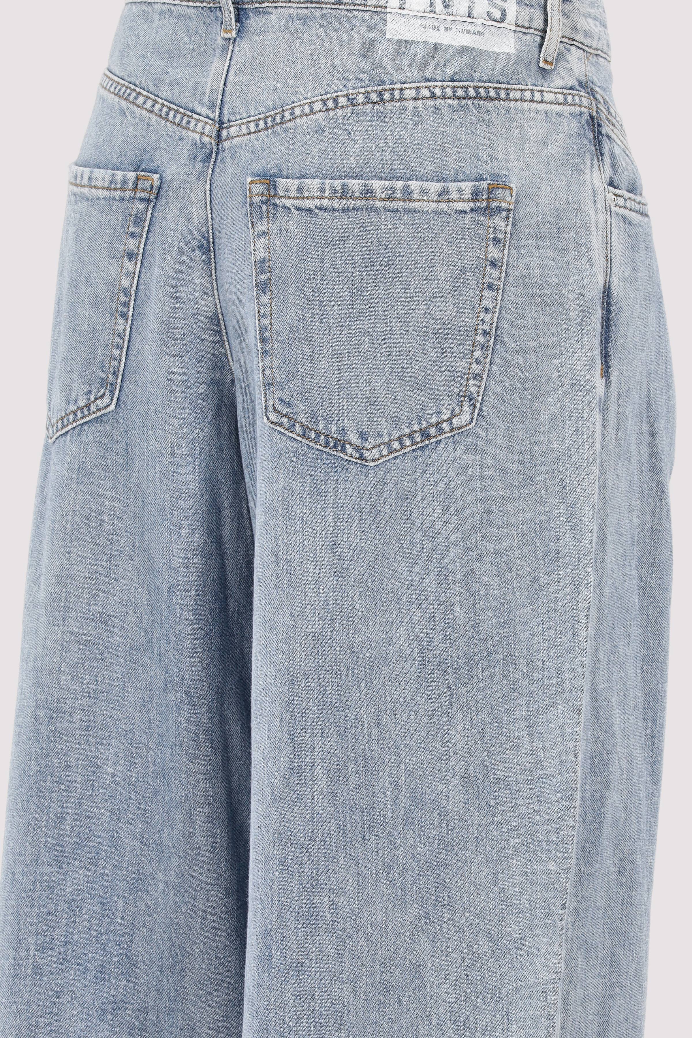 PNTS - PNTS Wide-Leg-Jeans Bleached Indigo