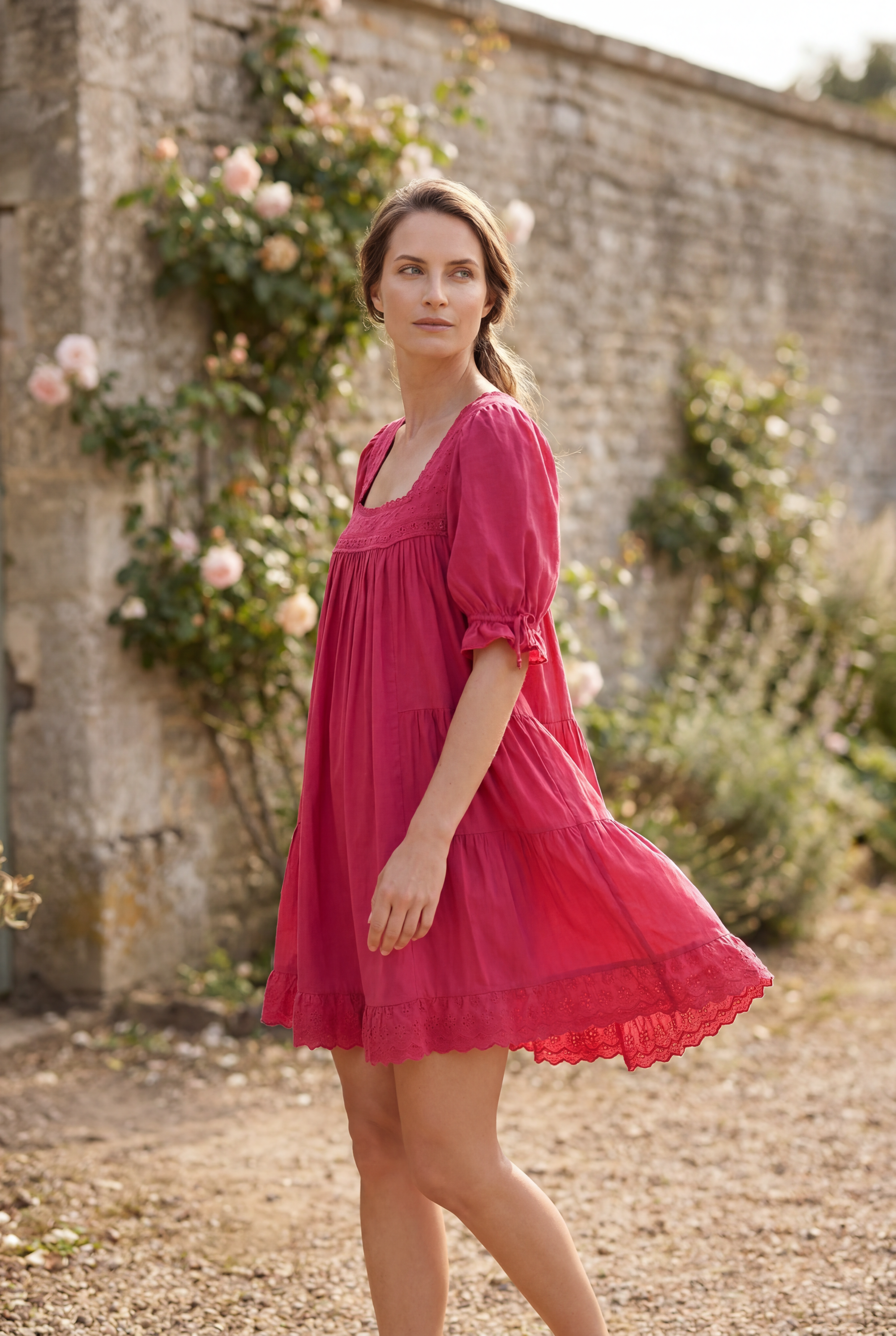 Pinkes Oh April Sommerkleid