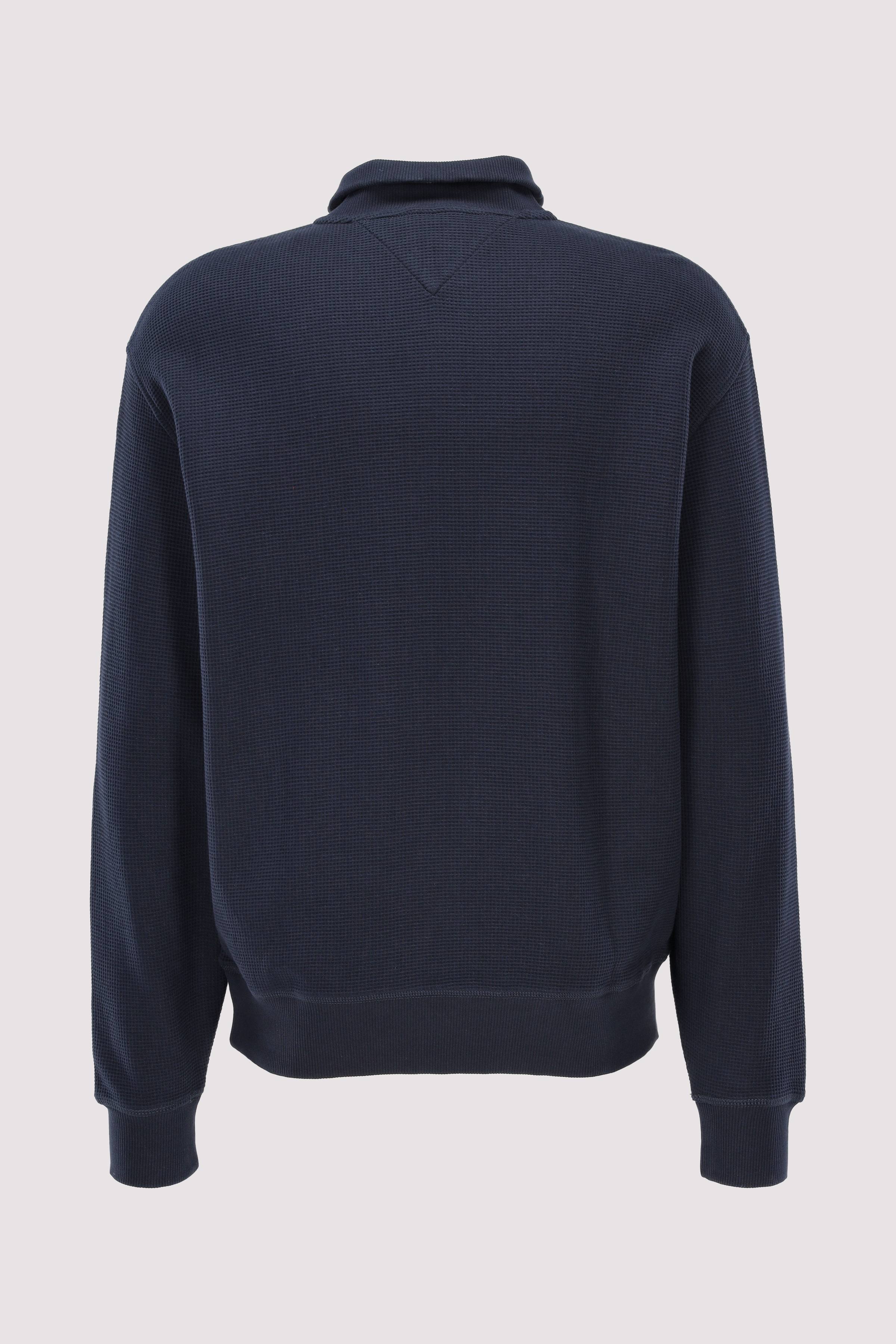 Tommy Jeans - TJM RLX WAFFLE SCRIPT QRTR ZIP Tommy Jeans - TJM RLX WAFFLE SCRIPT QRTR ZIP
