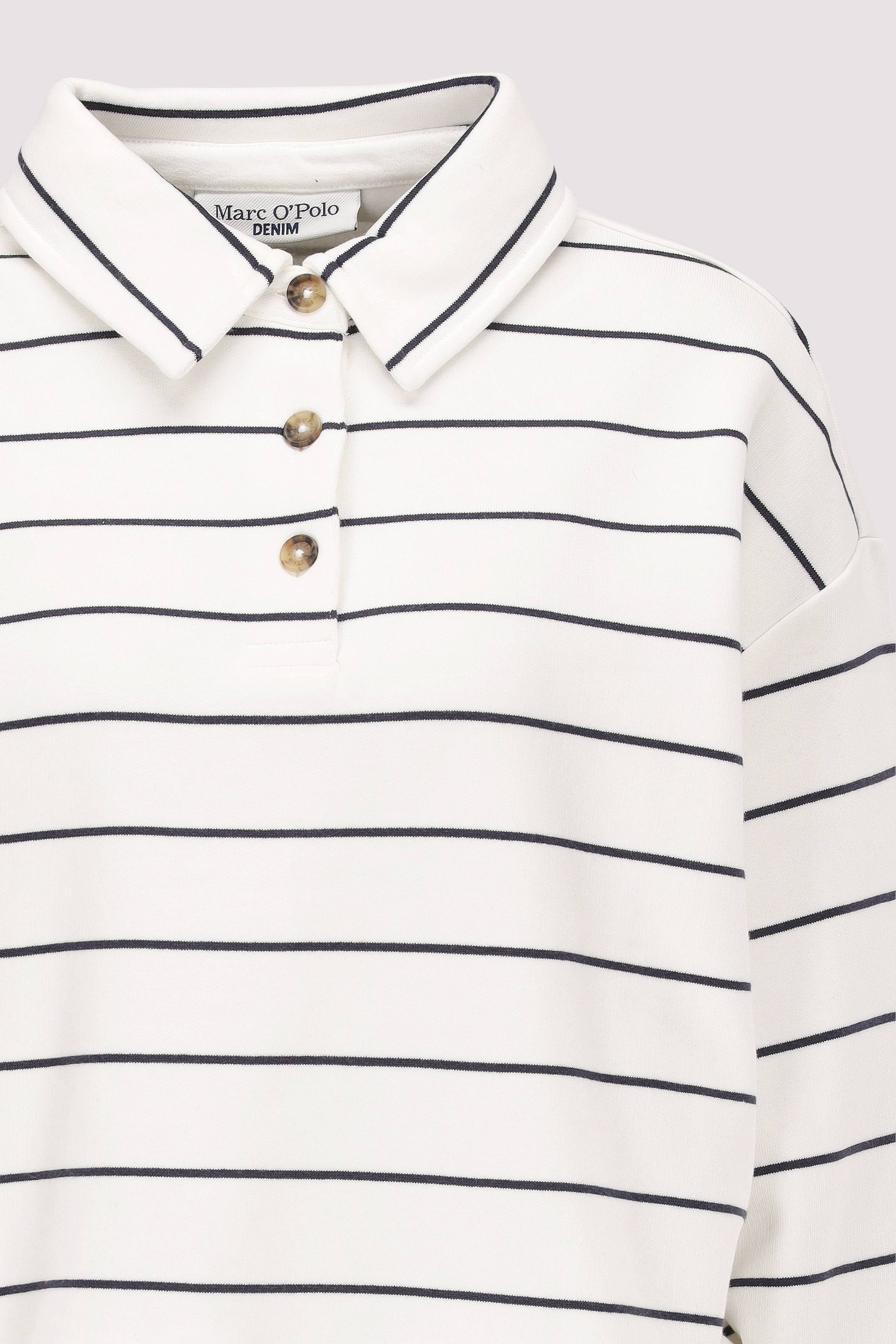 Marc O´Polo - Polo Sweatshirt,, LSL, YD Stri Marc O´Polo - Polo Sweatshirt,, LSL, YD Stri
