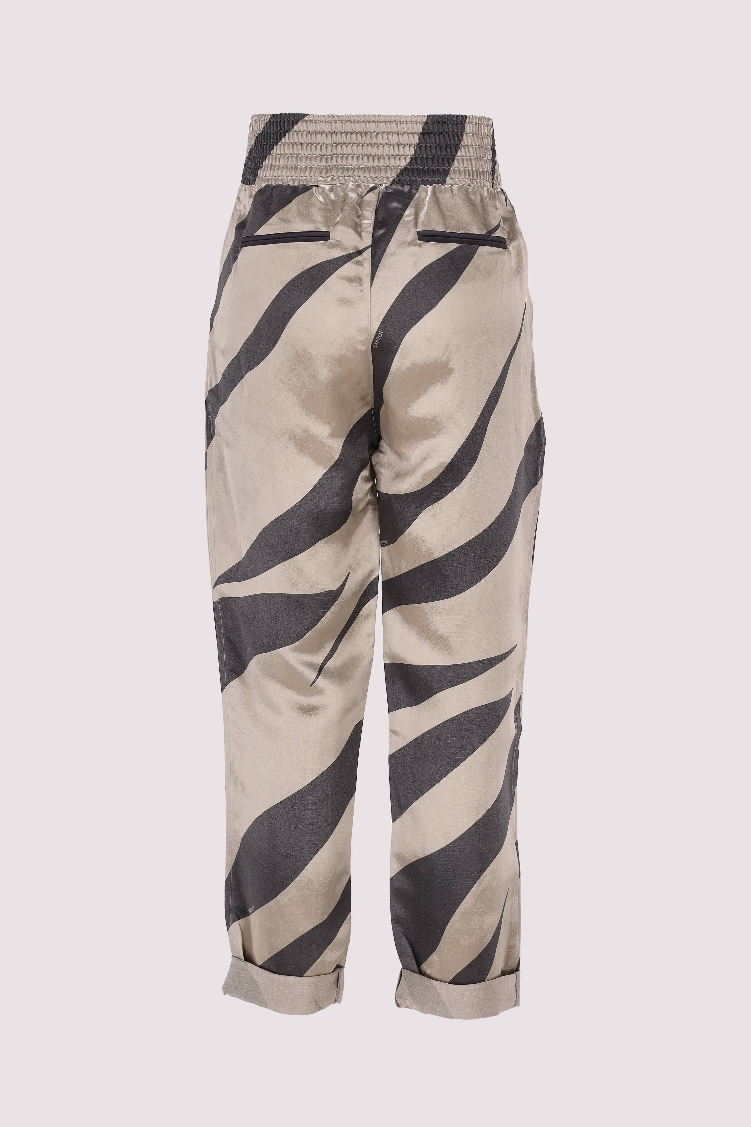 Satin Pants Zebra