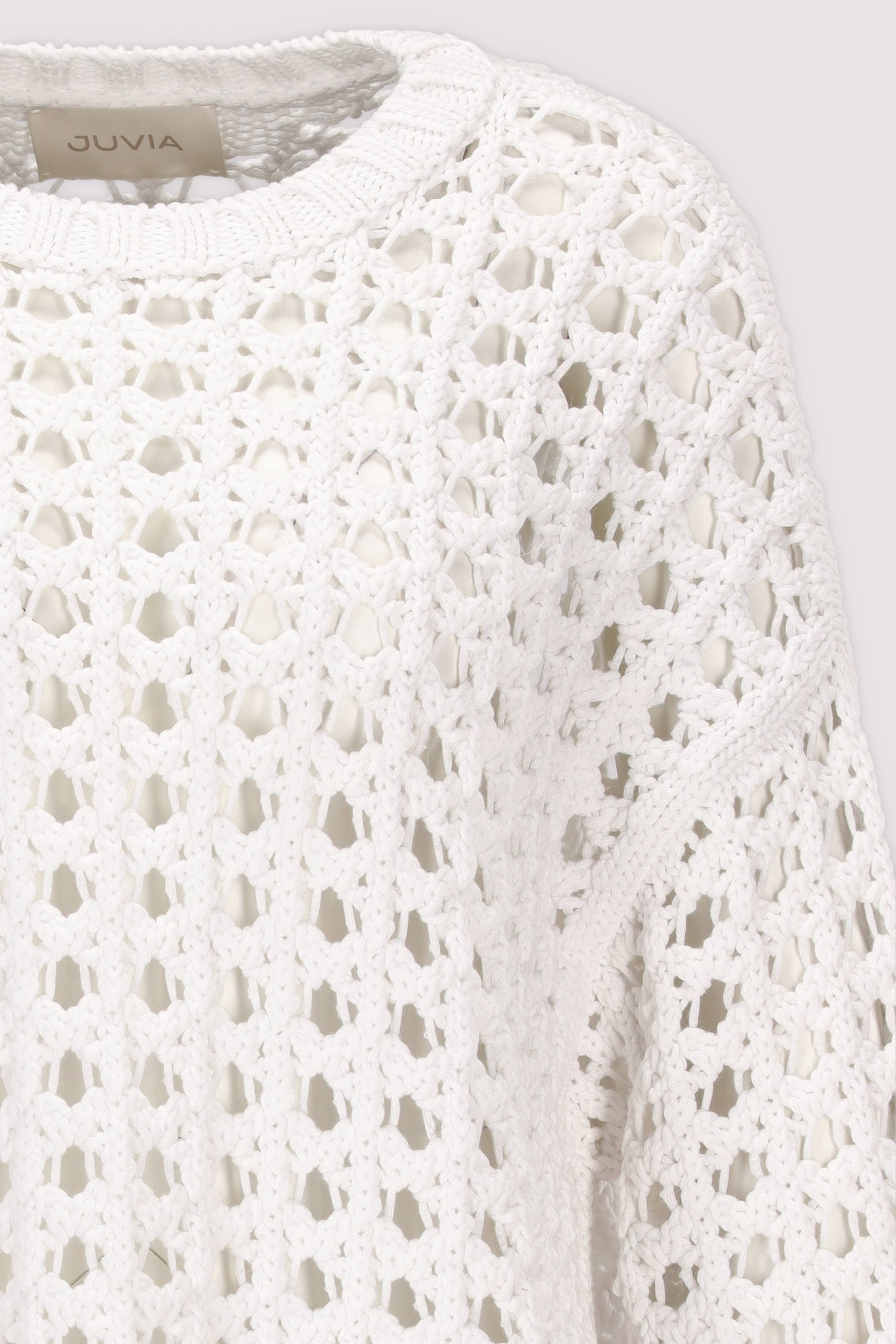 Juvia - Juvia Pullover weiß bequem für Damen