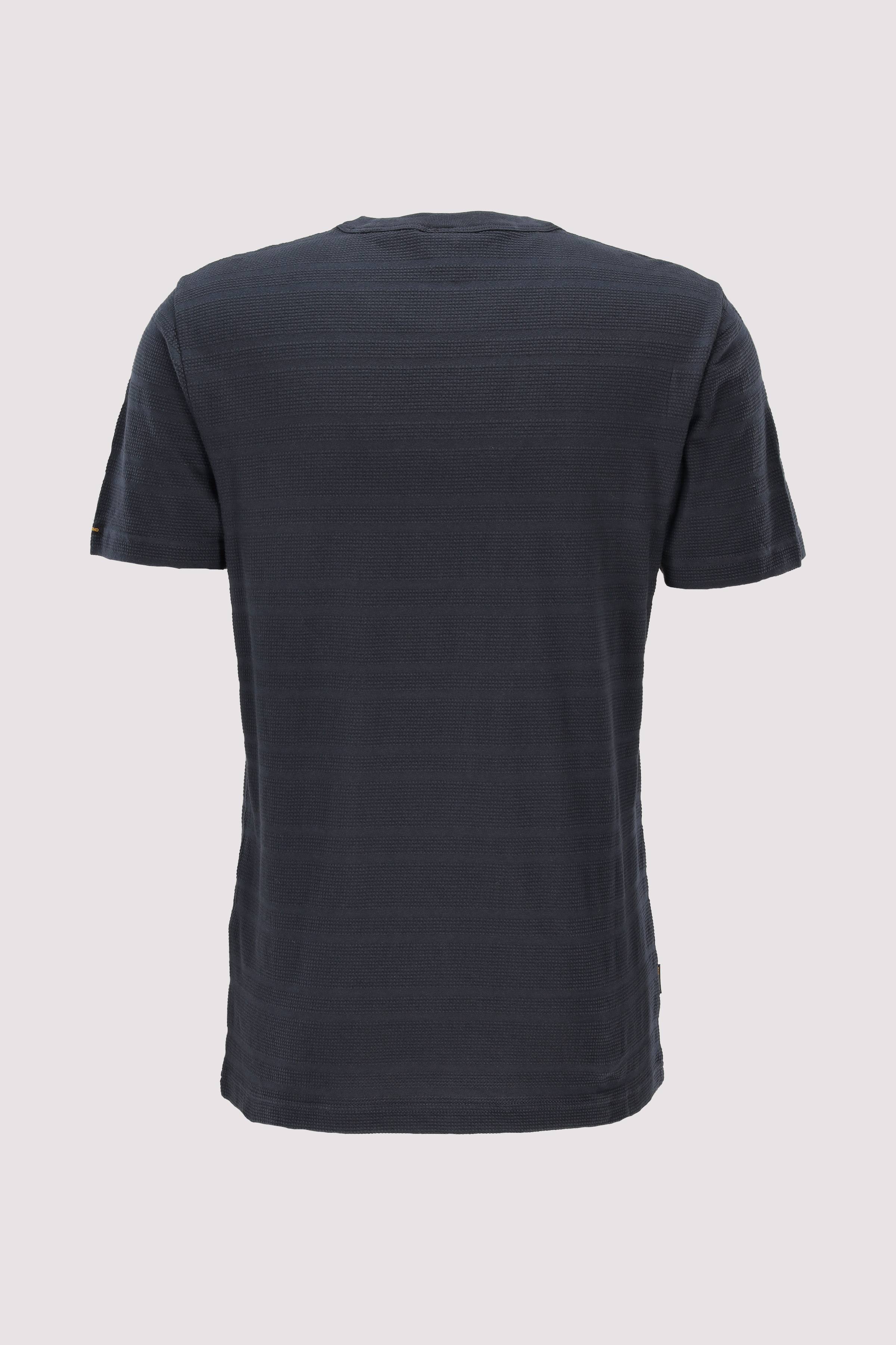 Short sleeve r-neck waffle jer