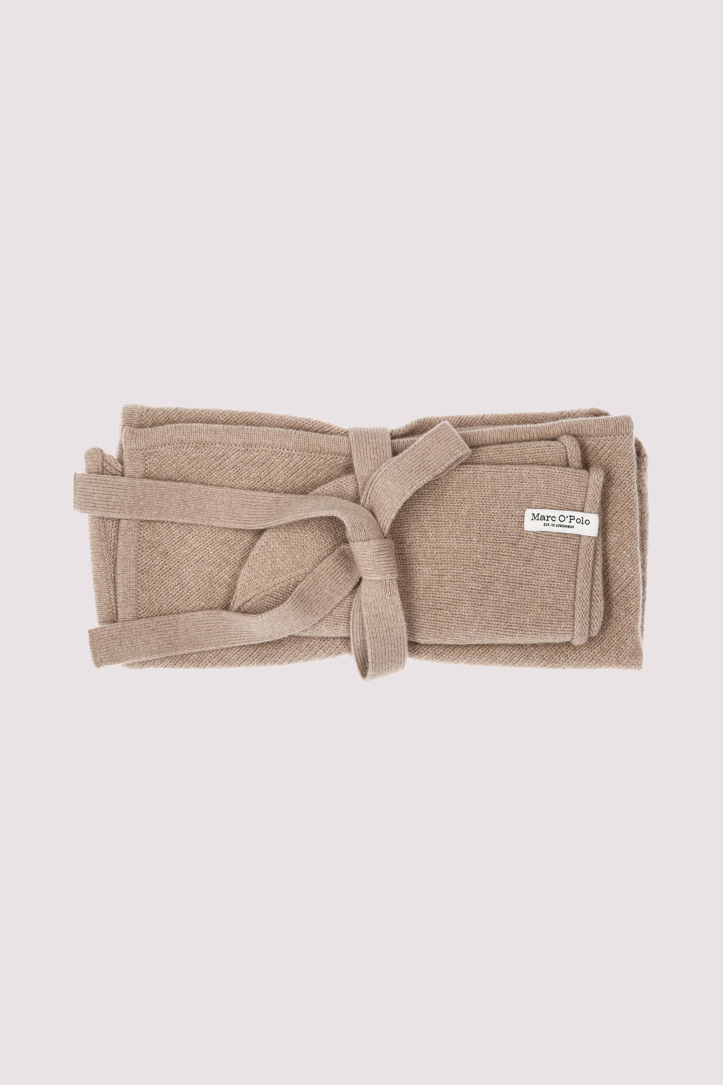 Marc O Polo Casual - Marc O'Polo braune Damenmütze, wärmend