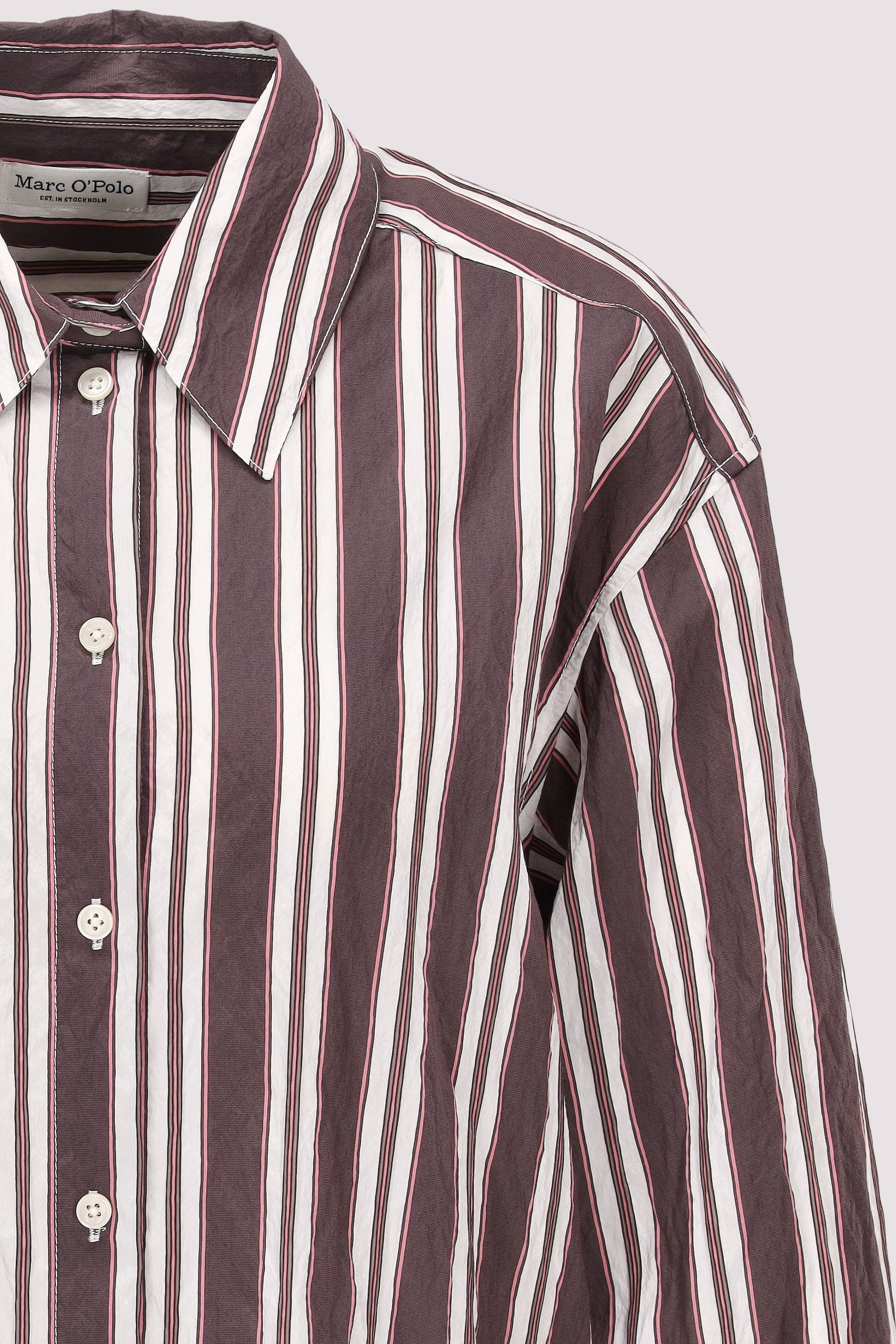 Marc O Polo Casual - dunkelrote Langarmbluse Marc O'Polo