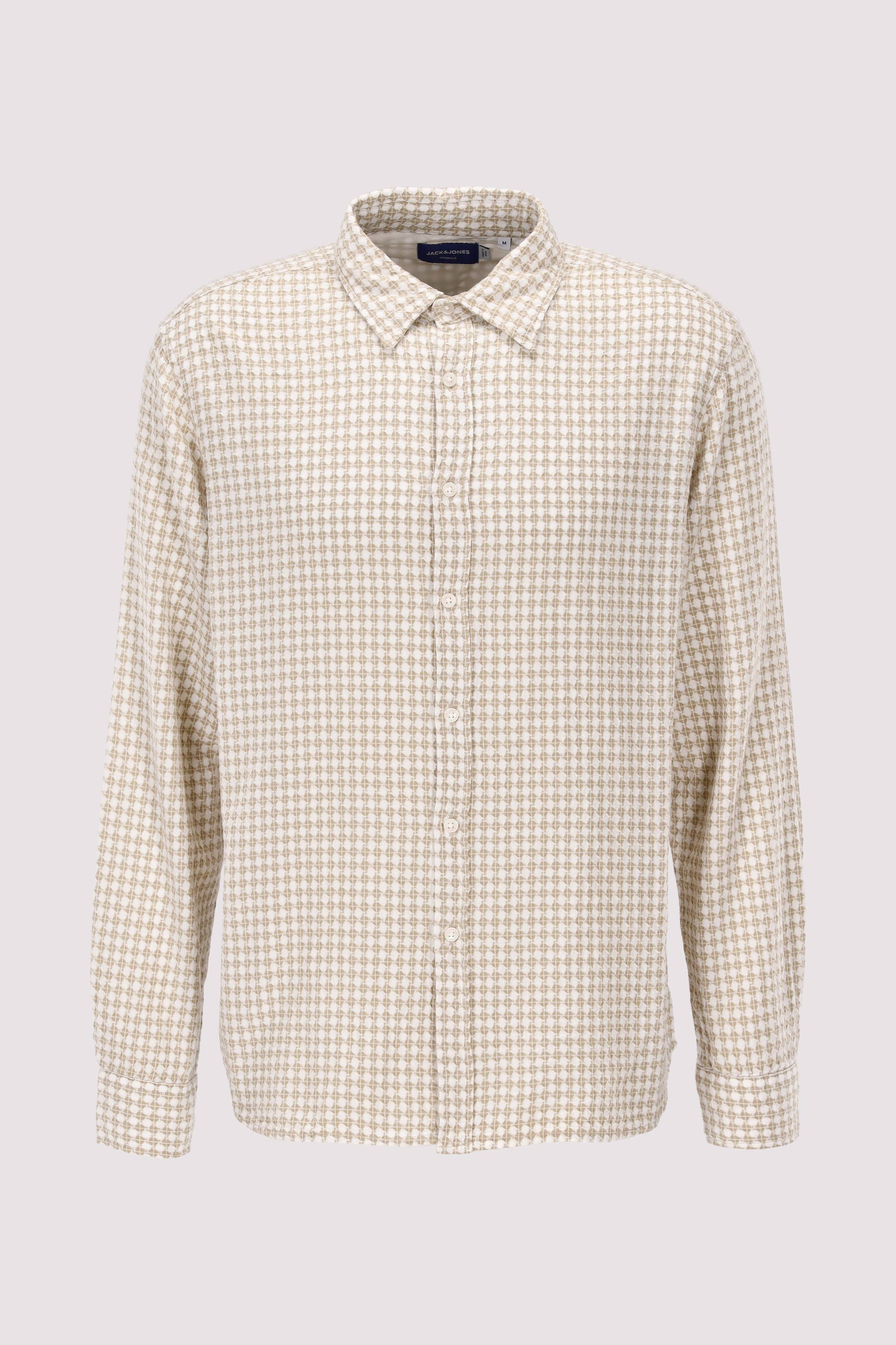 Jack and Jones - JORJOSHUA DOBBY CHECK SHIRT LS