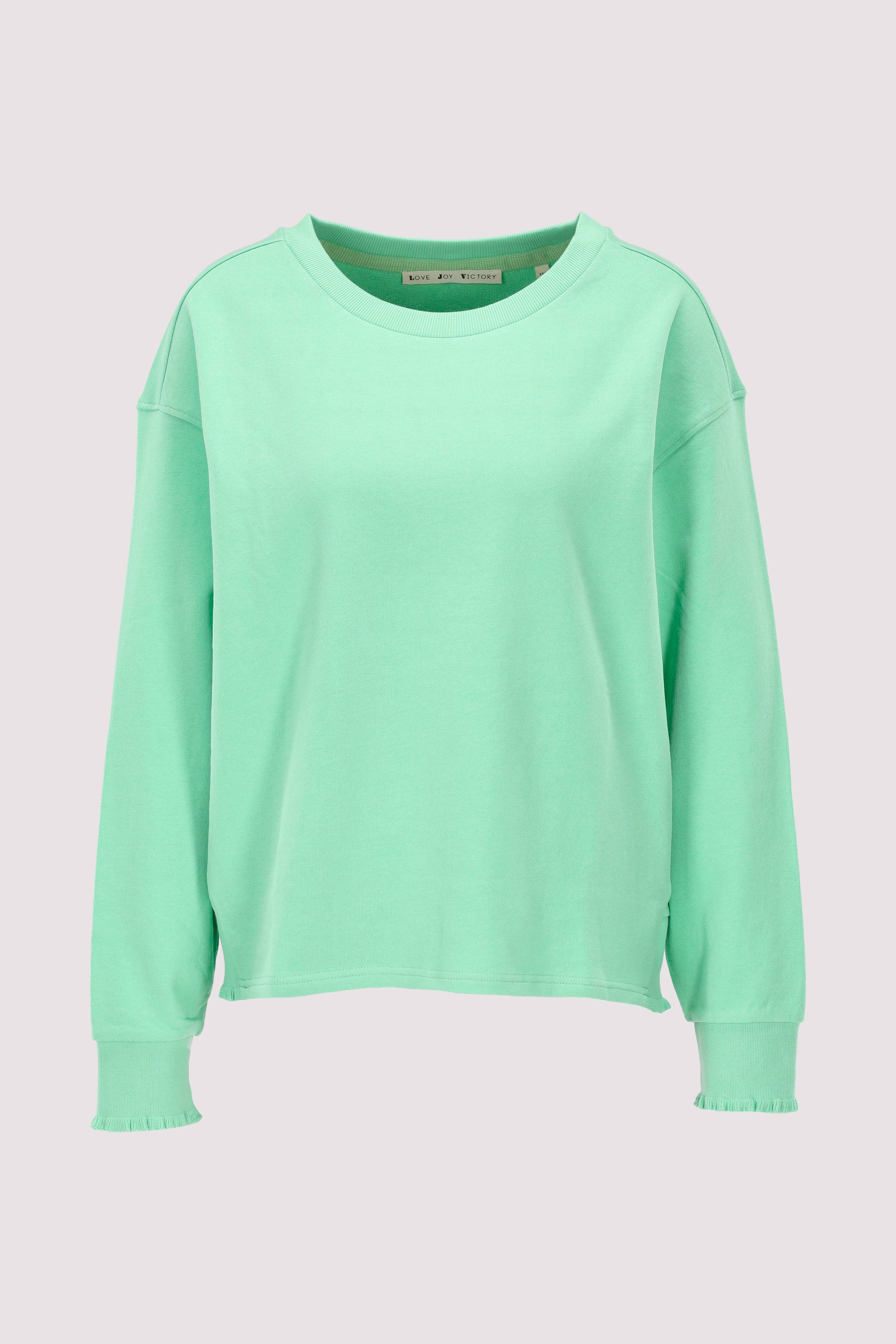 Sweatshirt with ruffles