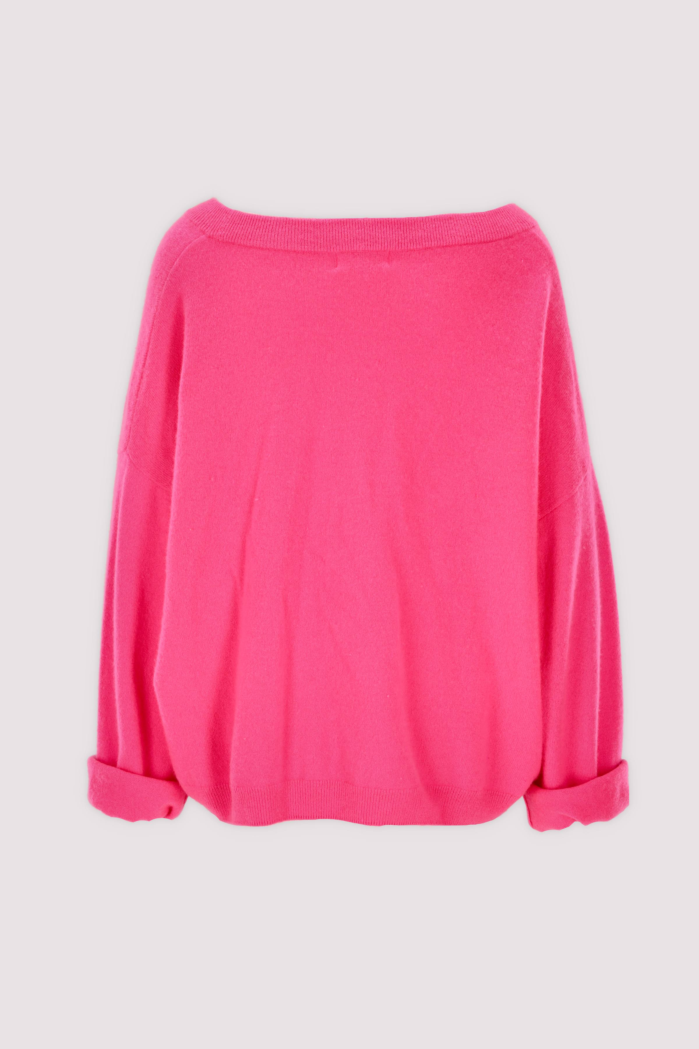 Pontia Rundhalspullover in Pink