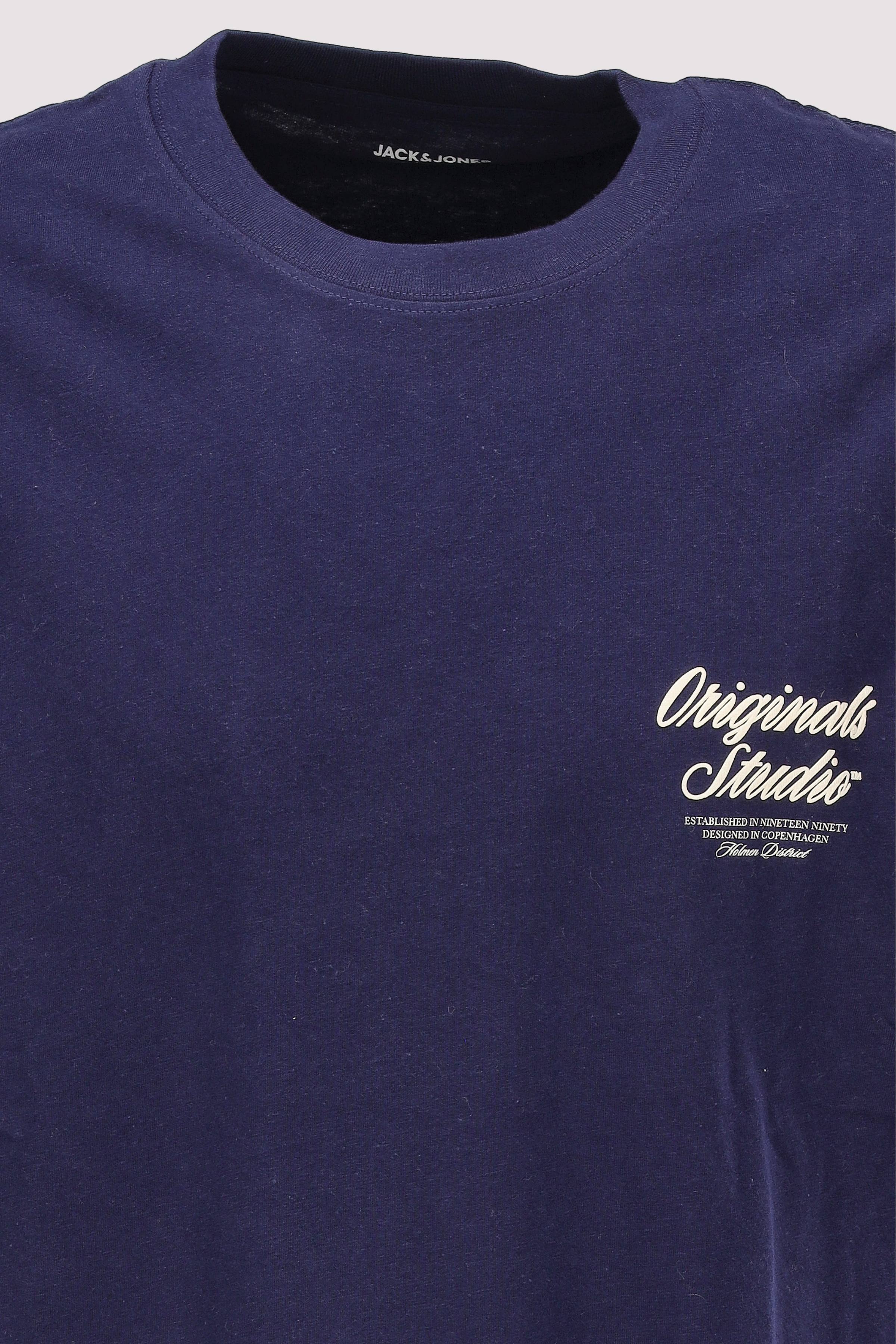 Jack and Jones - JORNORREBRO TYPO TEE SS CREW N