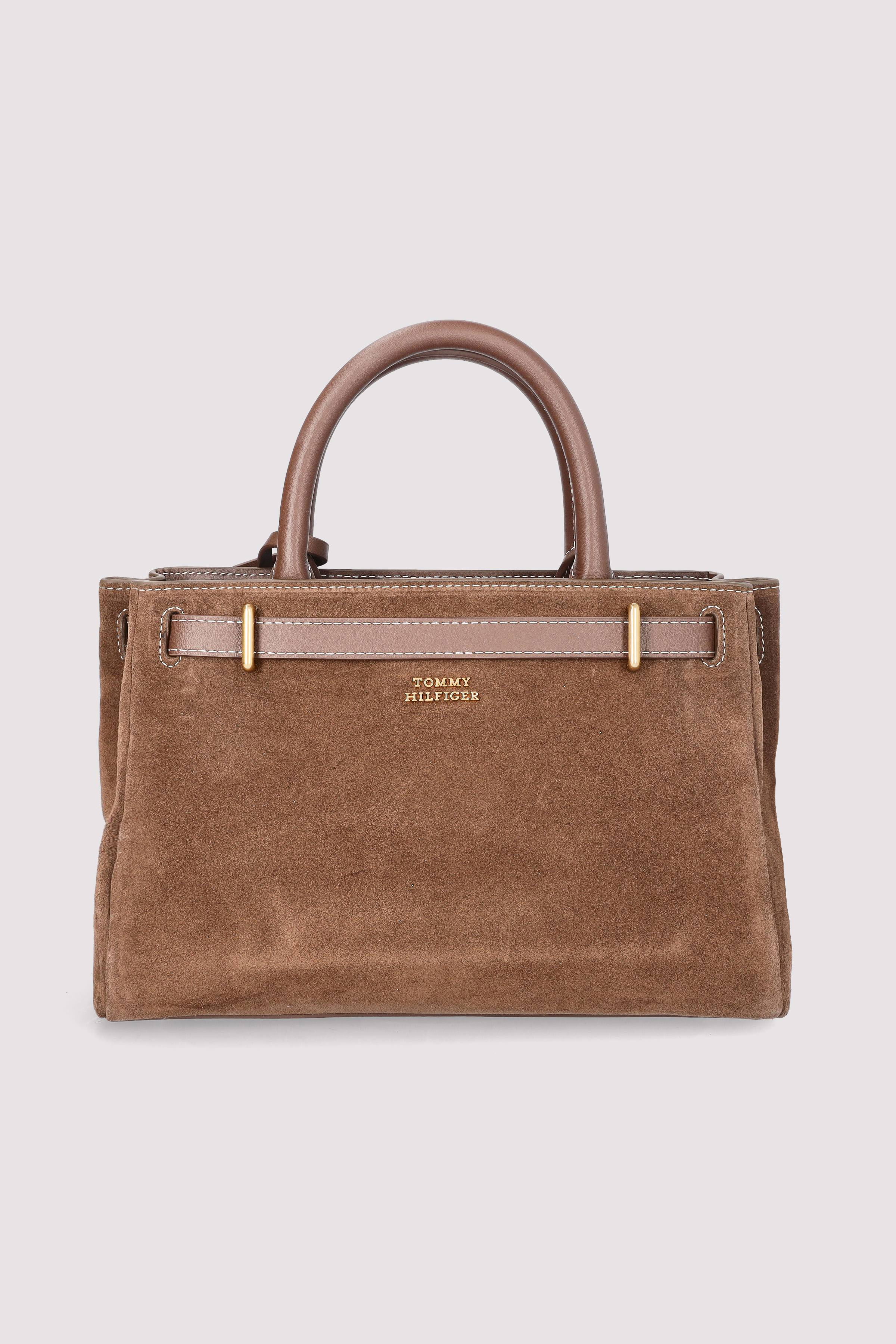 Tommy Hilfiger - AMERICAN ICON MINI TOTE SUEDE Tommy Hilfiger - AMERICAN ICON MINI TOTE SUEDE