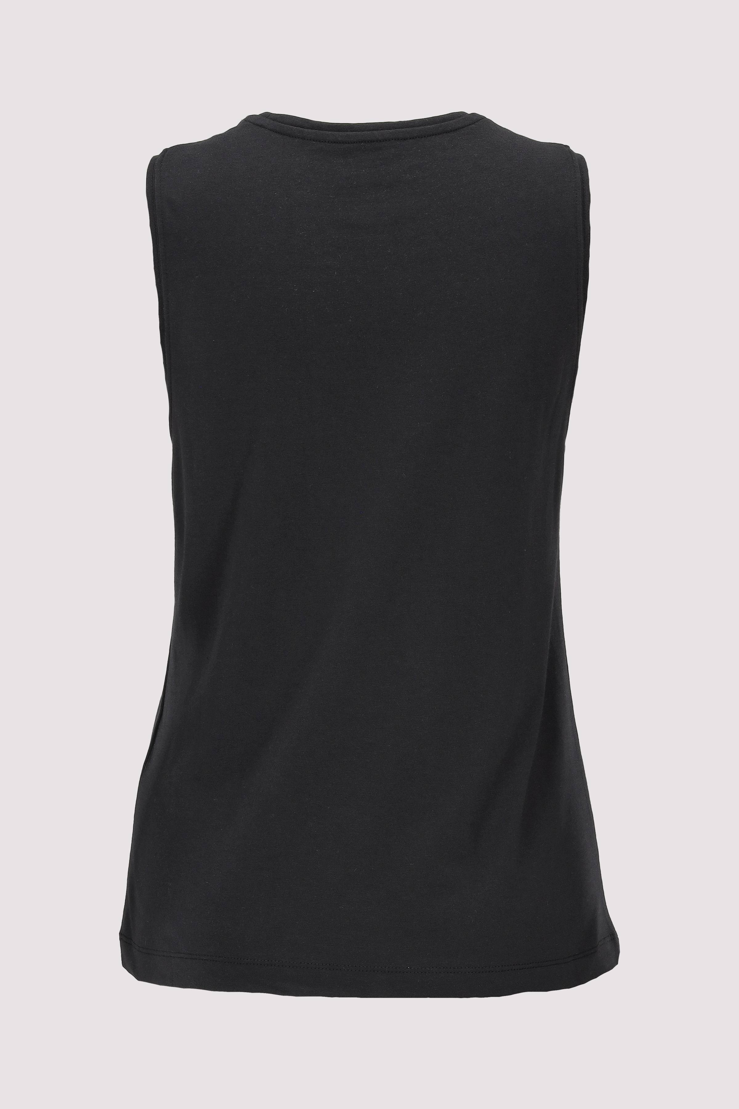 Ärmelloses T-Shirt Juvia in Schwarz
