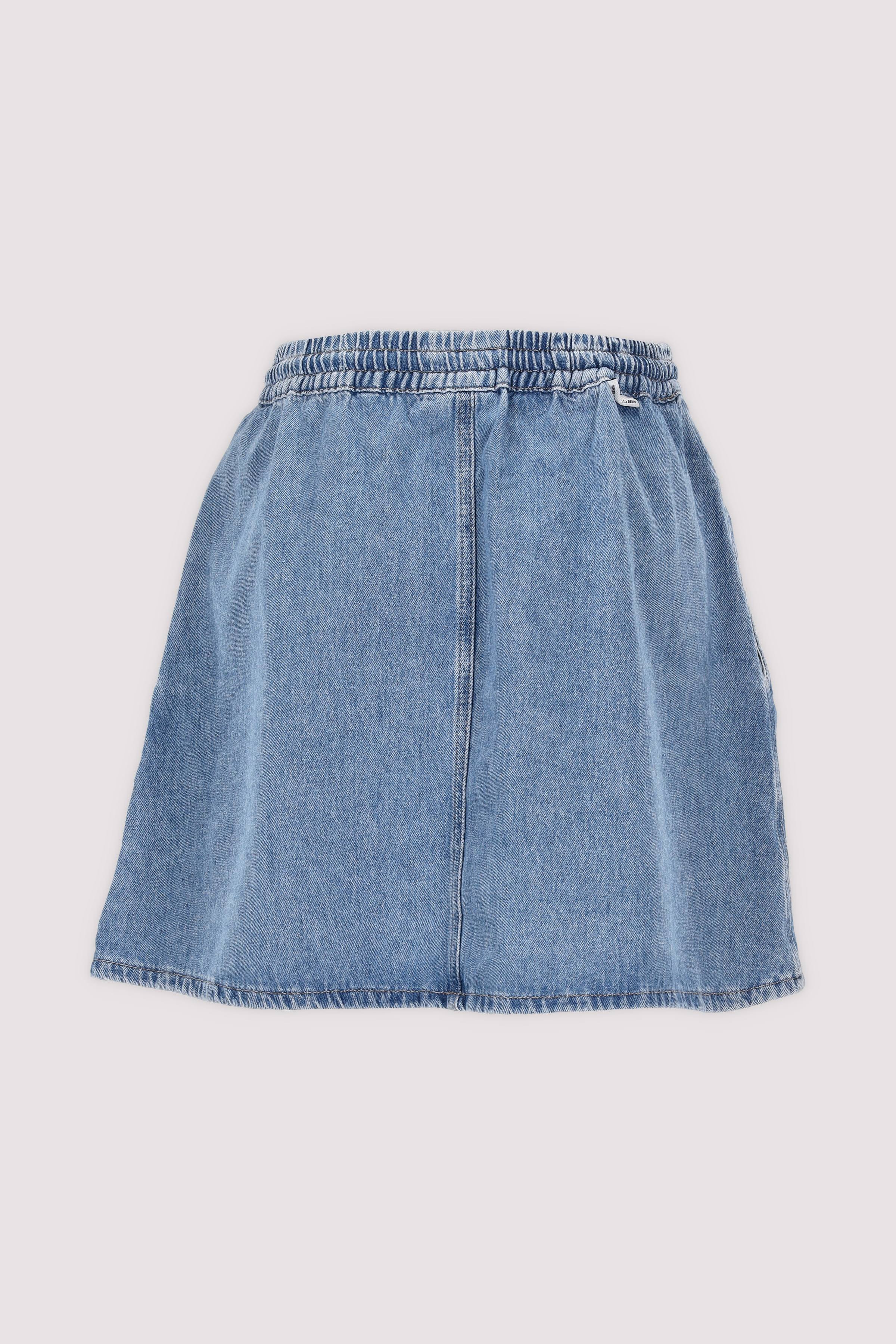 Denim Skirts, Mini Length, Hig