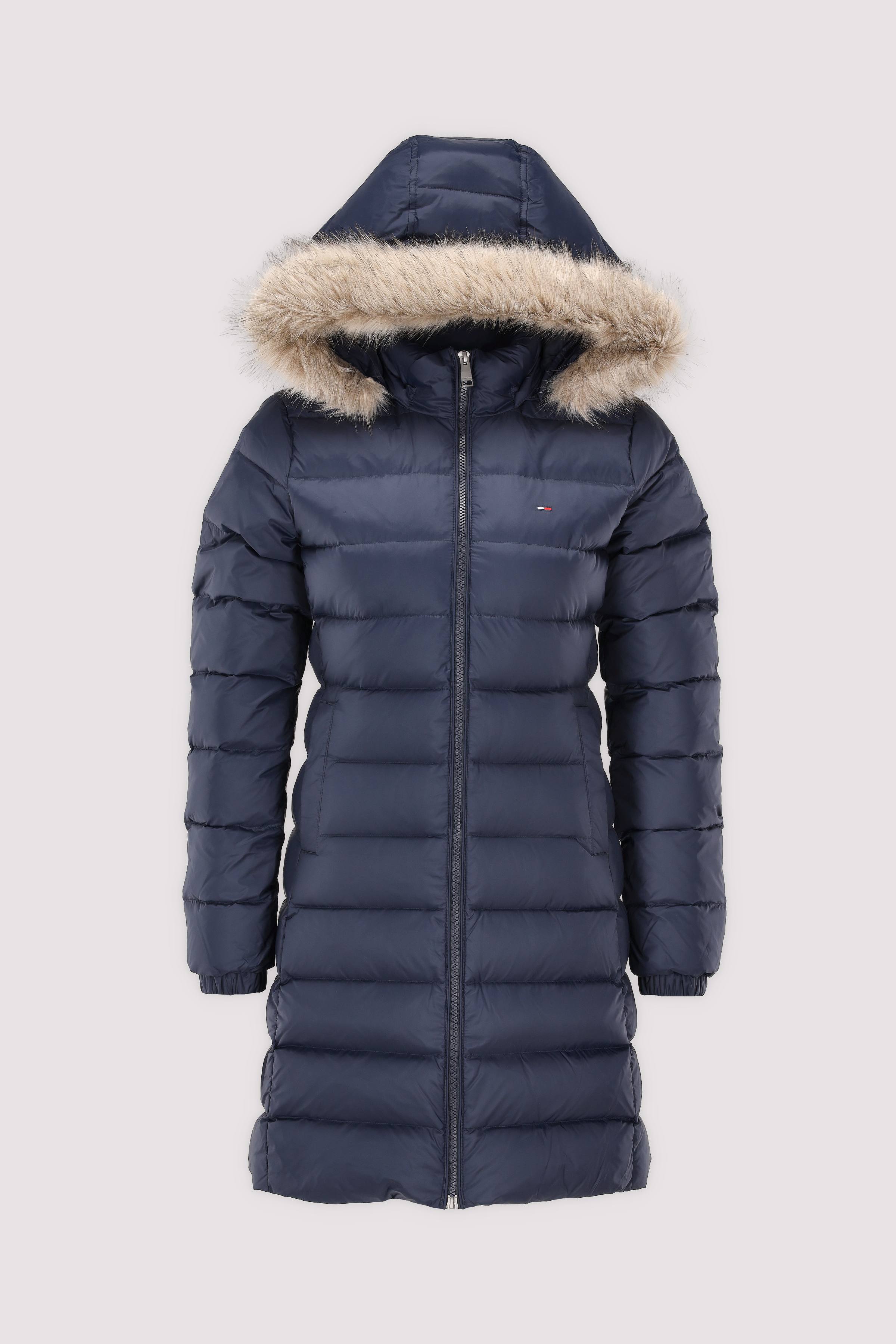 Tommy Jeans - Tommy Jeans Damen Wintermantel blau