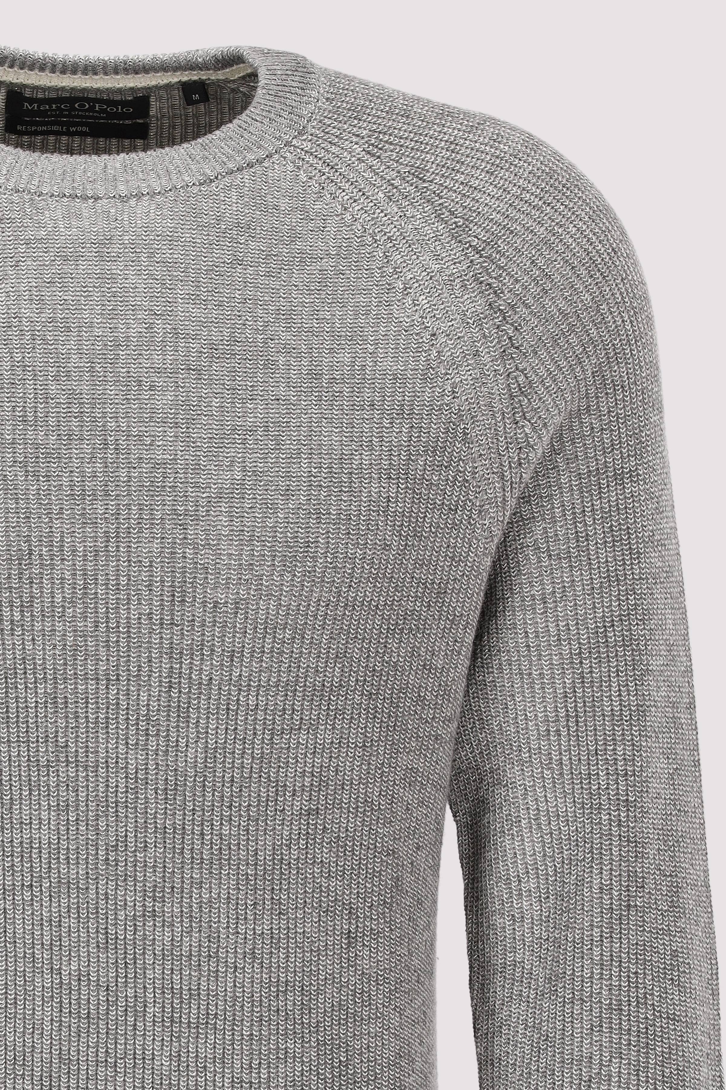 Marc O Polo Casual - Crew neck, structured, bi-colo