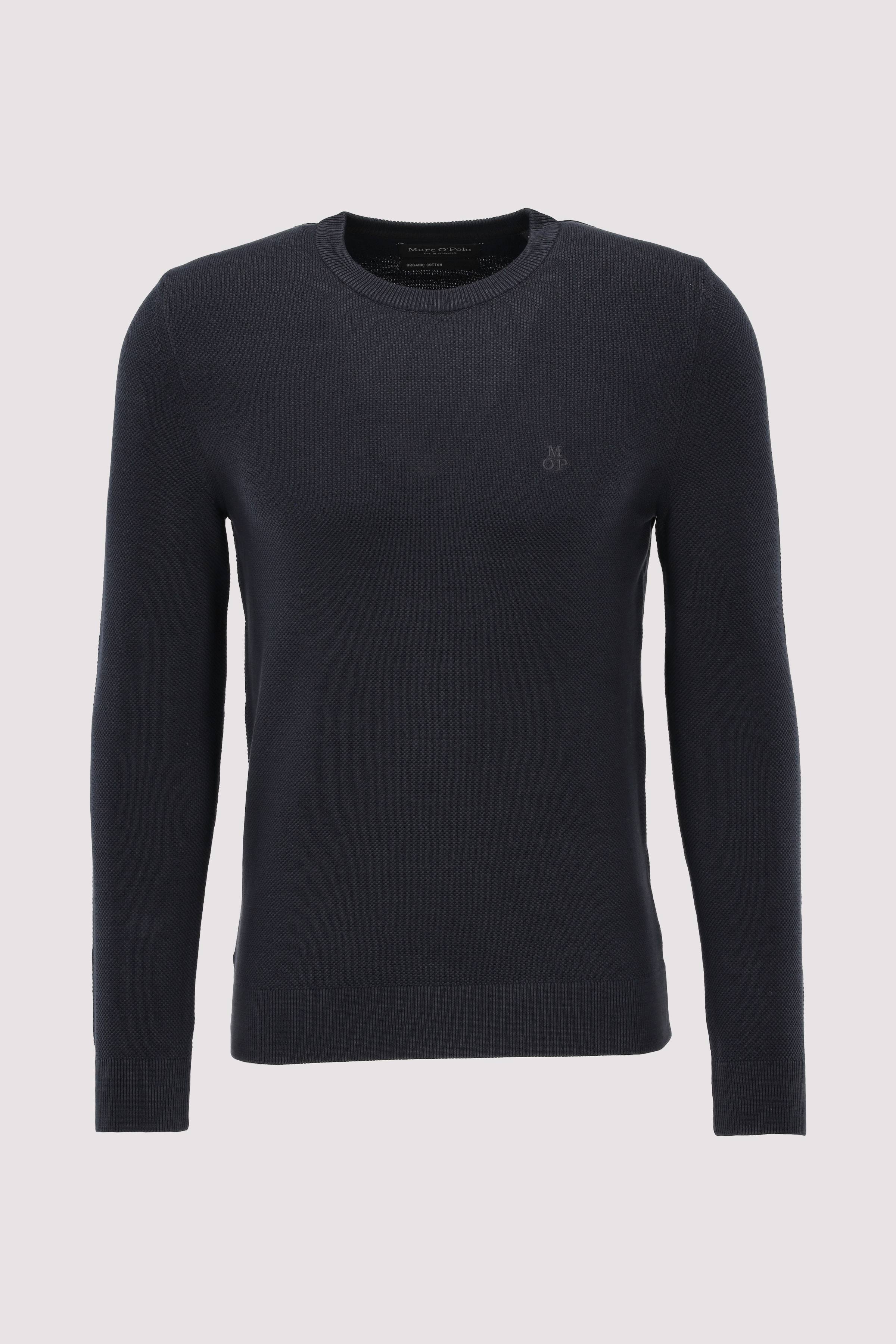 Crewneck, cotton slub, piqué s