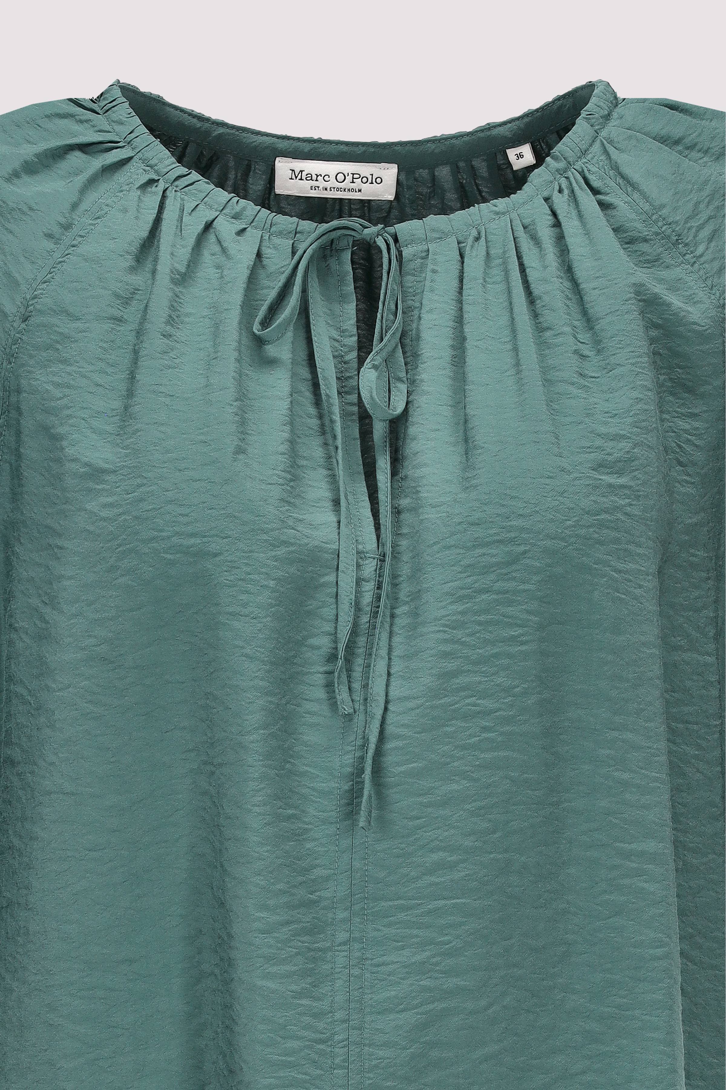 Marc O´Polo International - Blouse, round neck with drawst Marc O´Polo International - Blouse, round neck with drawst