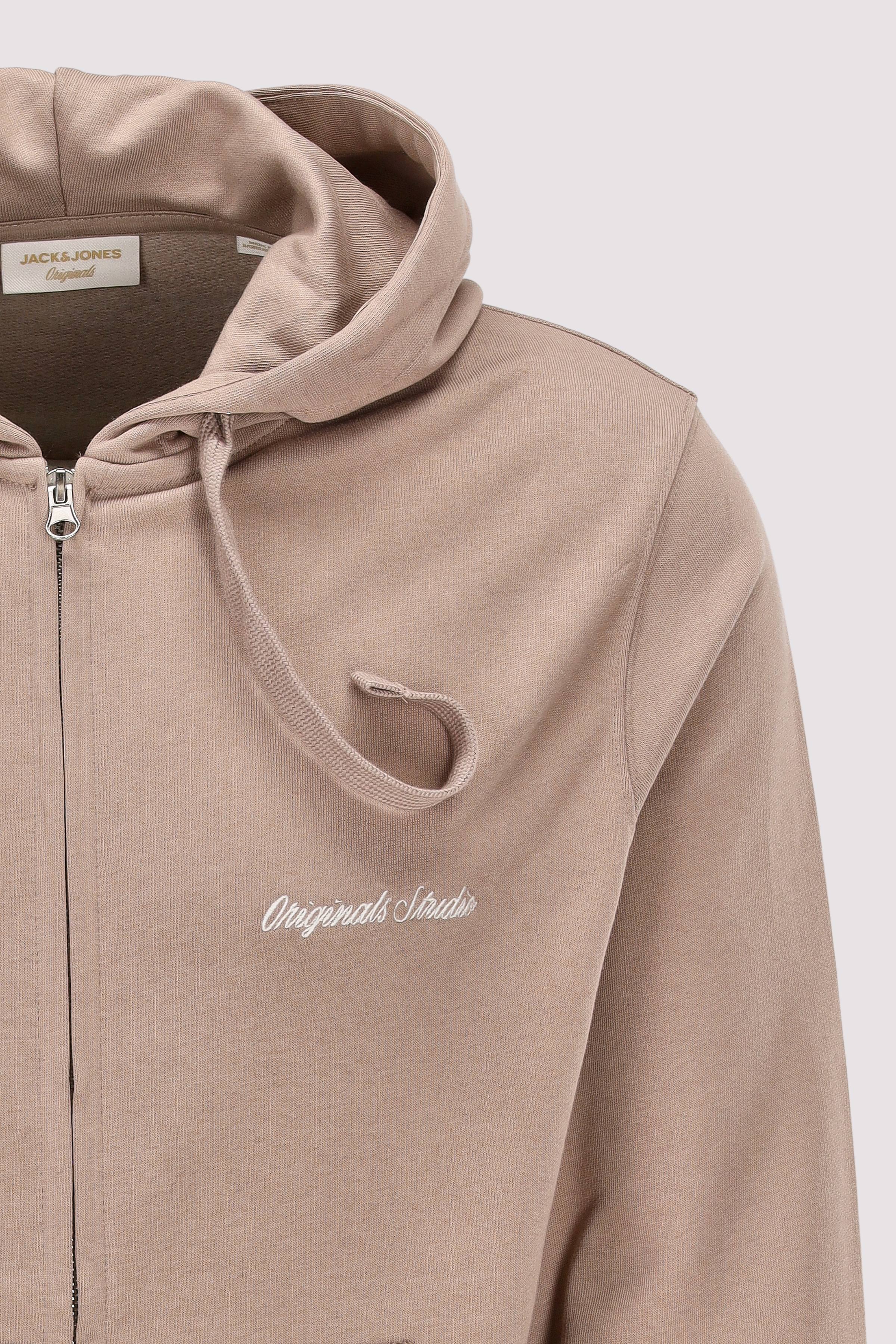 Jack and Jones - JORNORREBRO EMB SWEAT ZIP HOOD