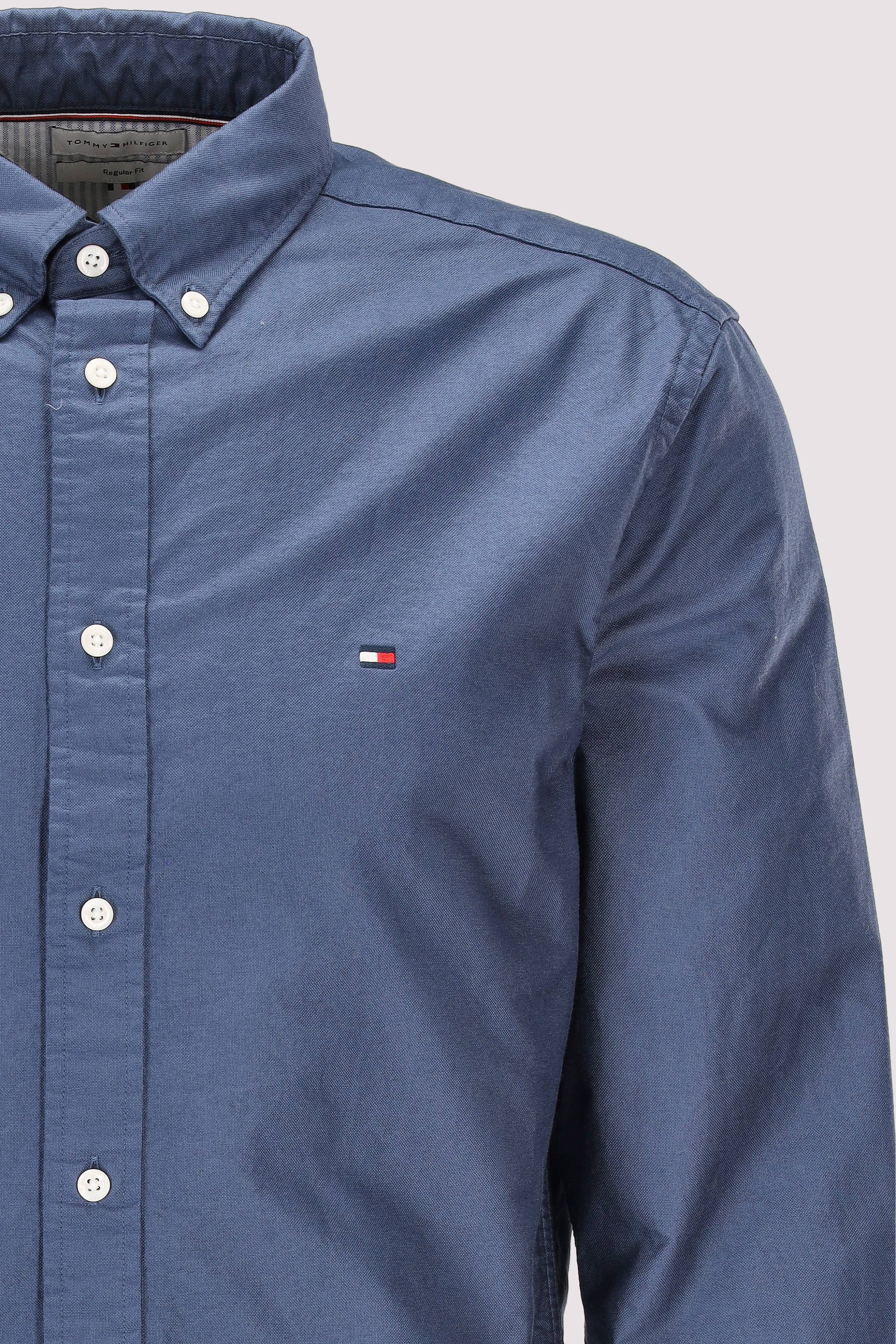 Tommy Hilfiger - Tommy Hilfiger Langarmhemd blau zeitlos
