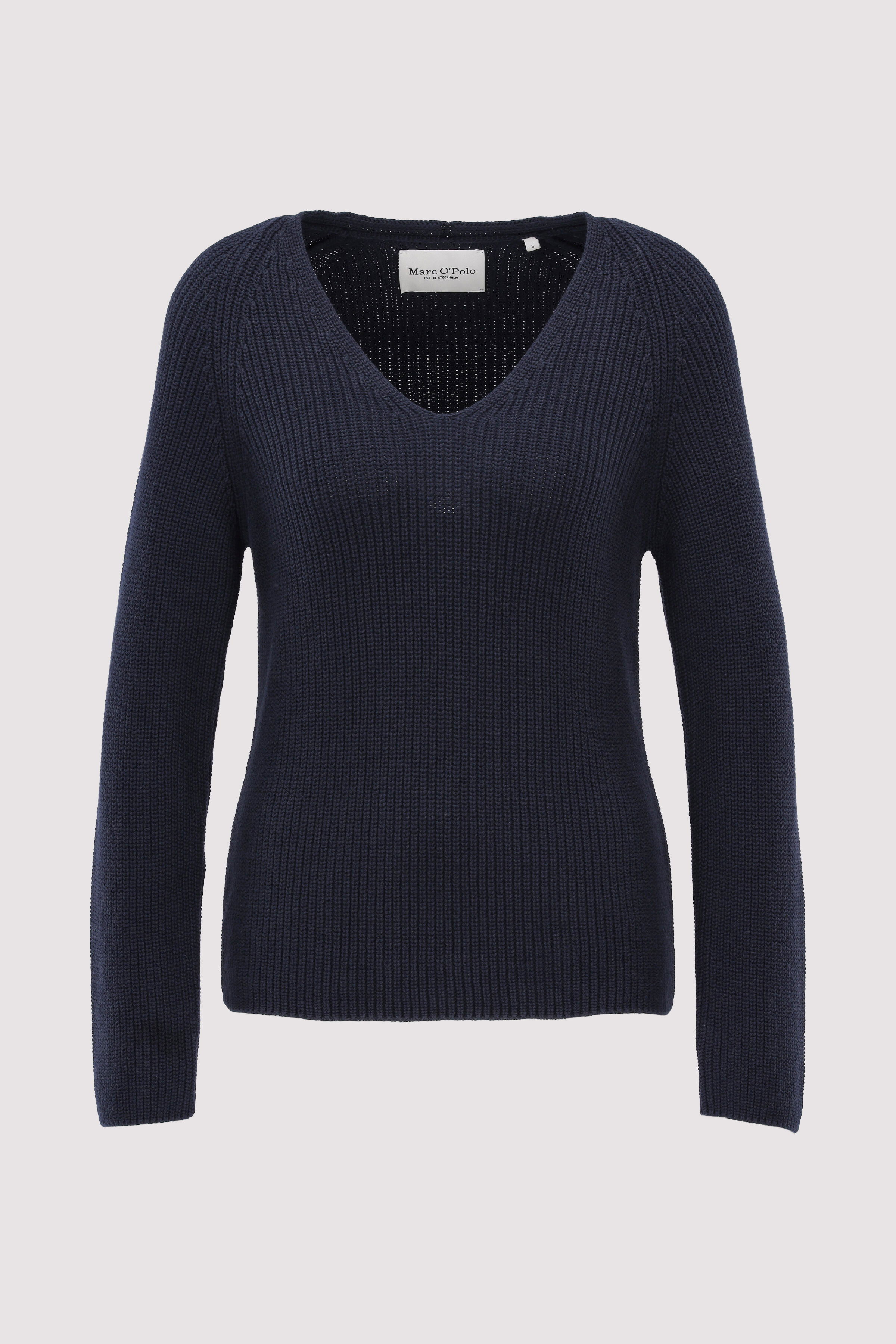 Pullover, V-neck, long-sleeve,