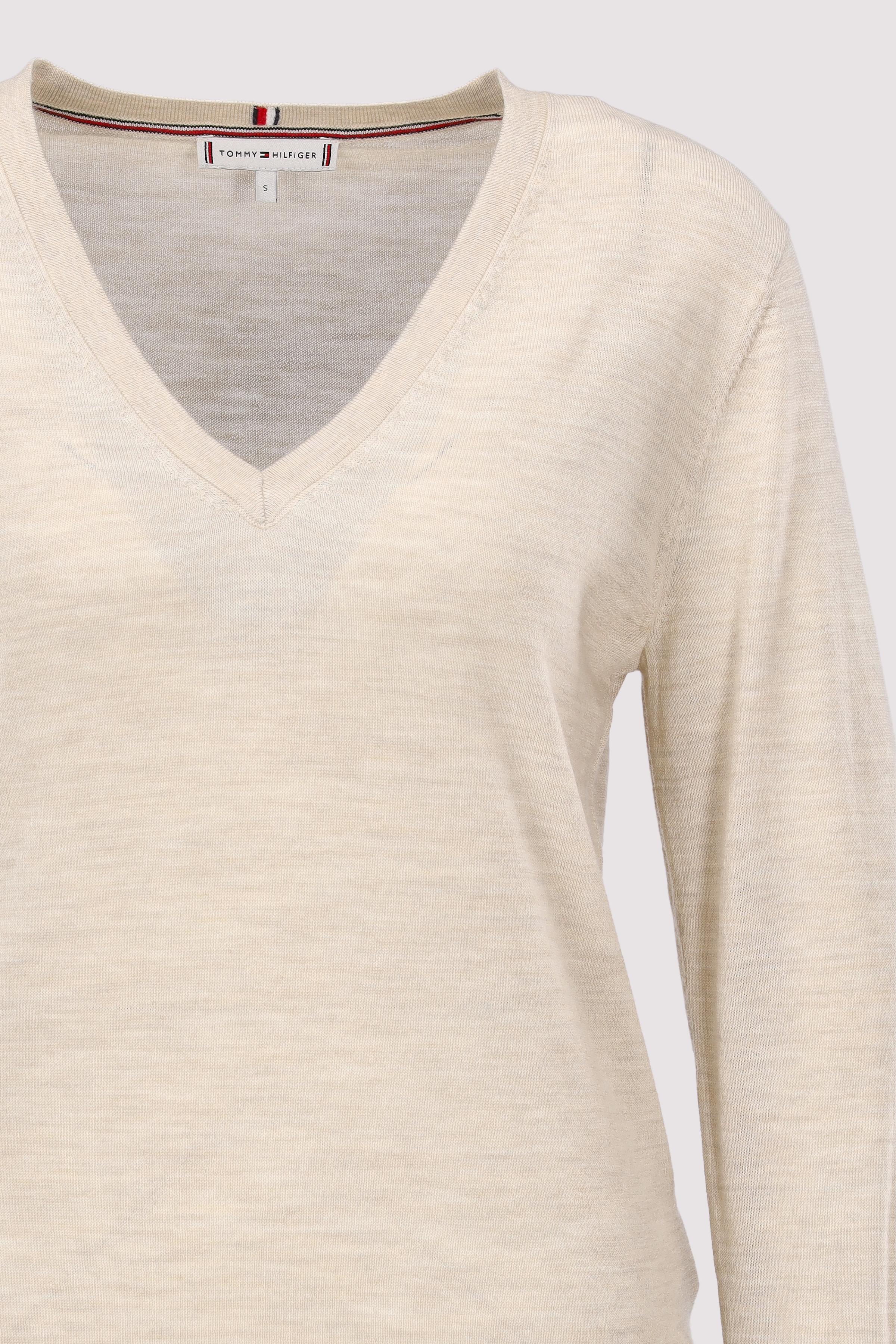 Tommy Hilfiger - MERINO V-NK LS SWEATER Tommy Hilfiger - MERINO V-NK LS SWEATER