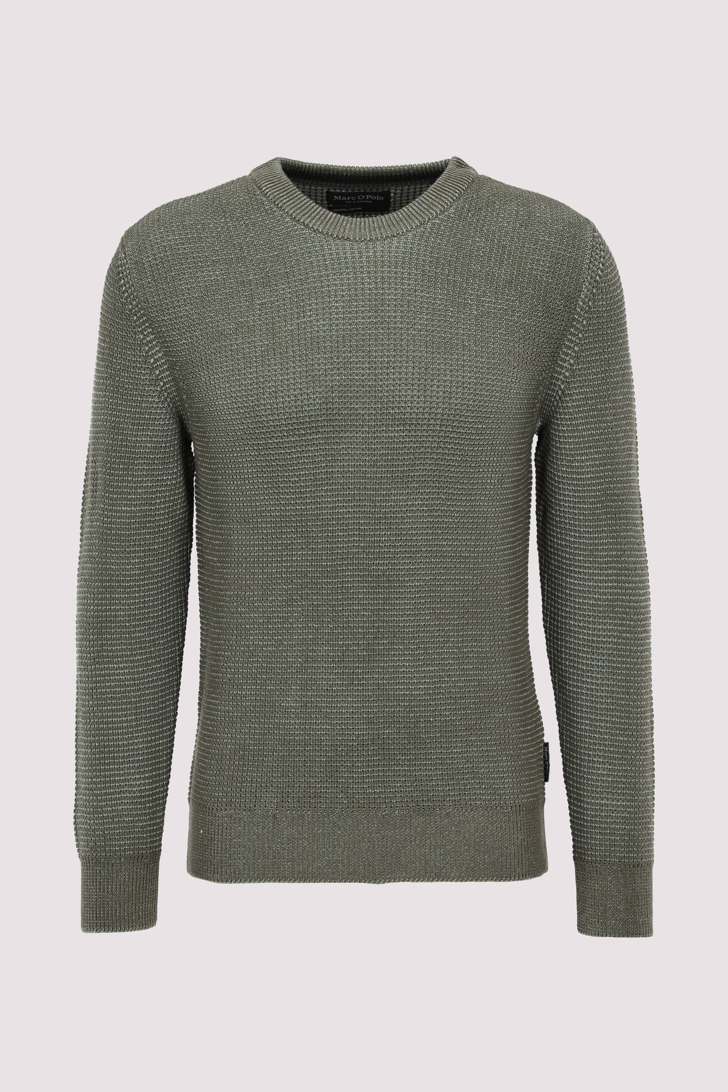 Marc O´Polo International - Crew Neck, new bi-color stru Marc O´Polo International - Crew Neck, new bi-color stru